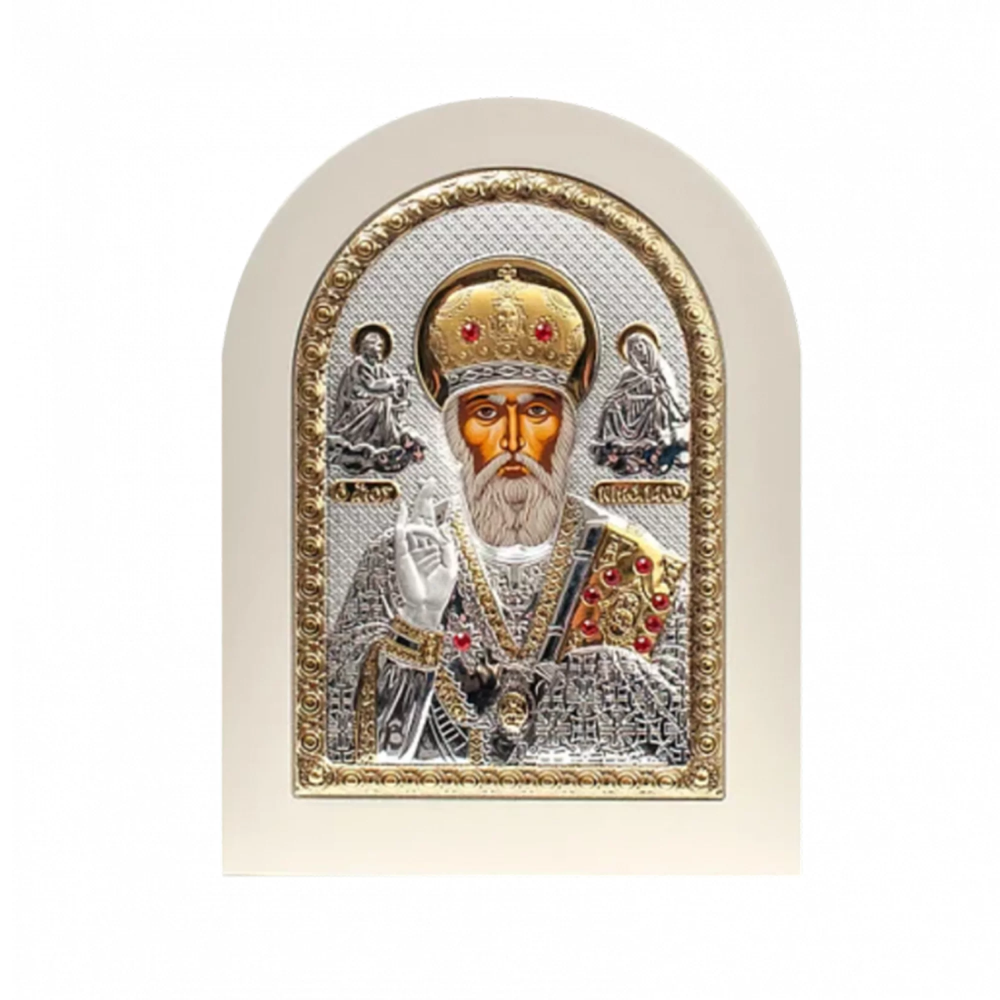 Ікона з срібла "Микола Чудотворець" - 1593235 – зображення 1