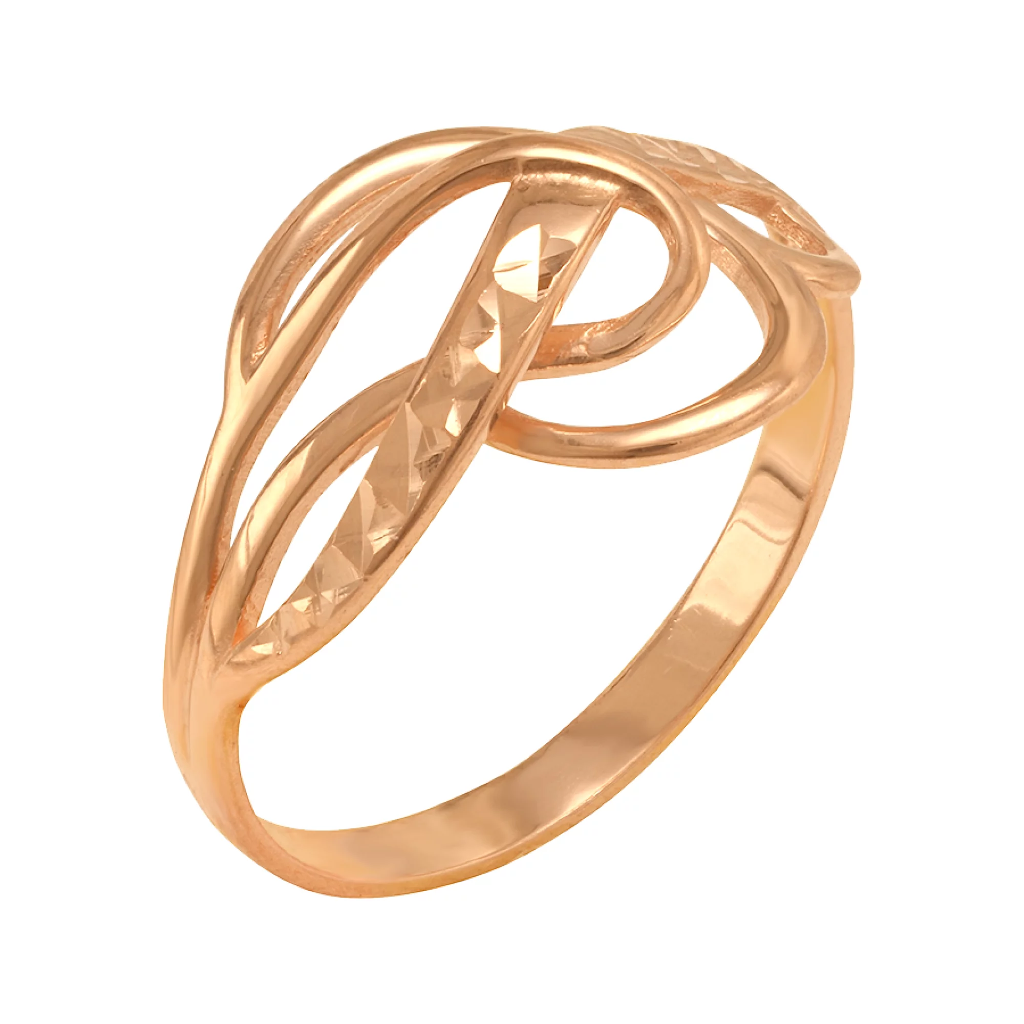Кольцо из красного золота - 494563 – изображение 1