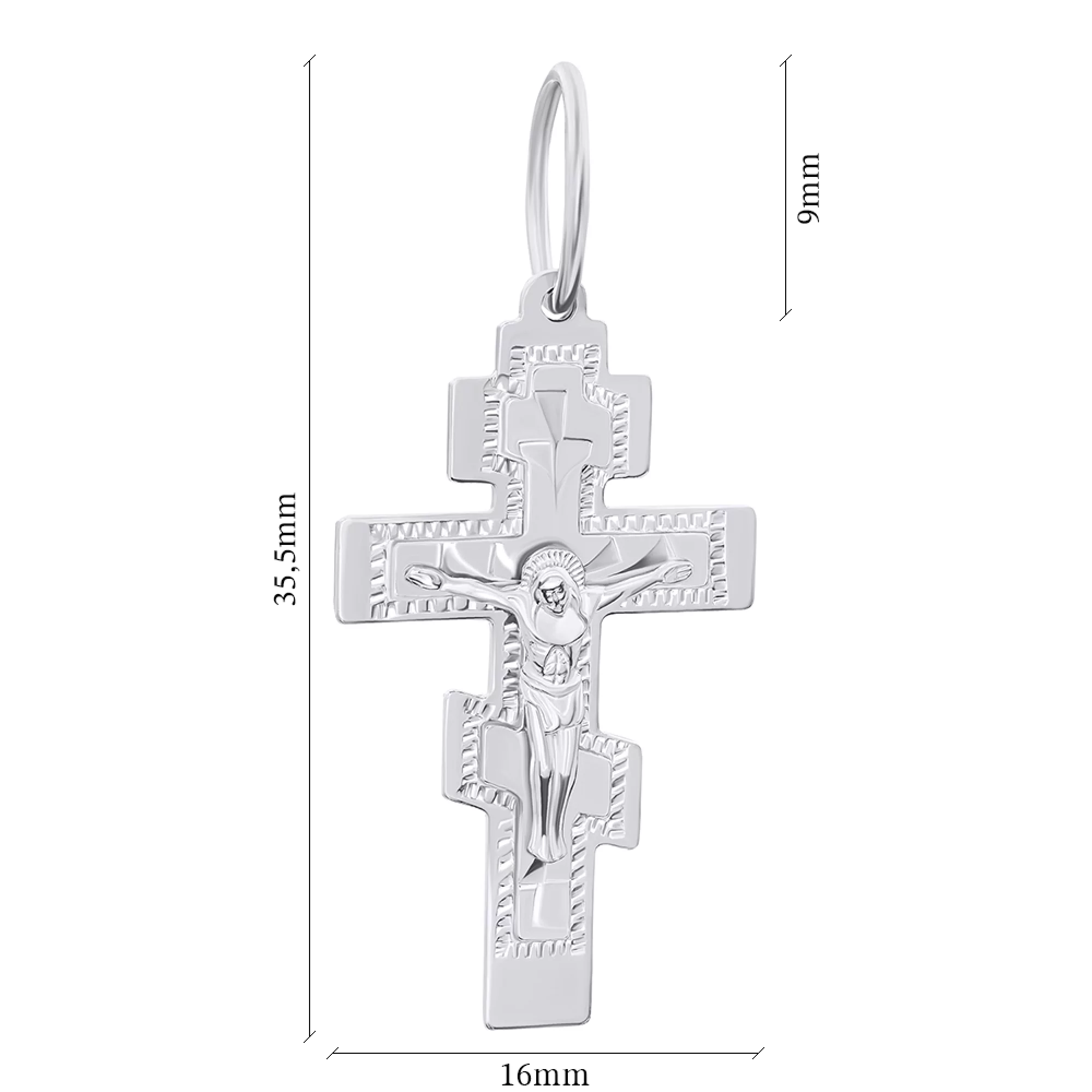 Крестик из серебра - 1487298 – изображение 3
