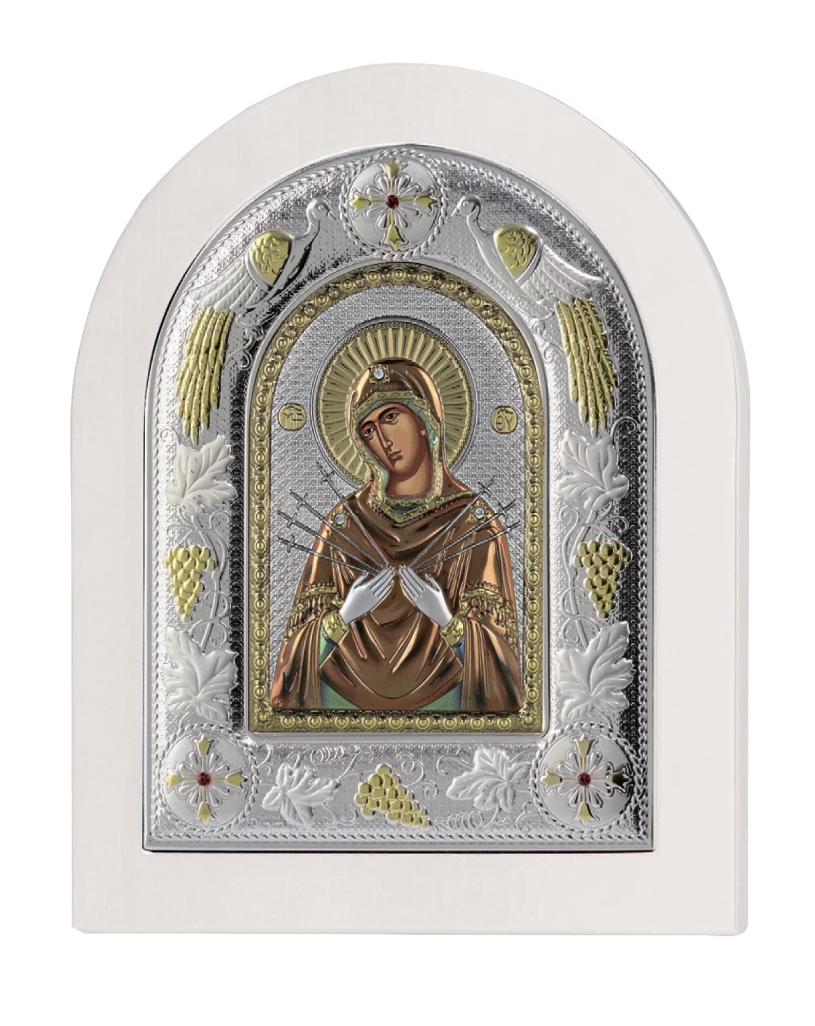 Ікона Богородиця "Семістрельна" 180х220 мм - 972893 – зображення 1