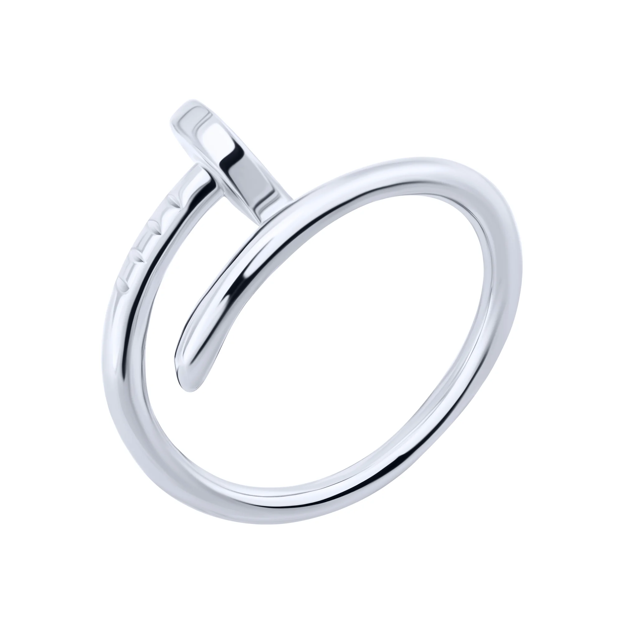 Серебряное кольцо "Гвоздь" - 1575312 - 1
