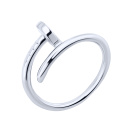 Серебряное кольцо "Гвоздь" - 1575312