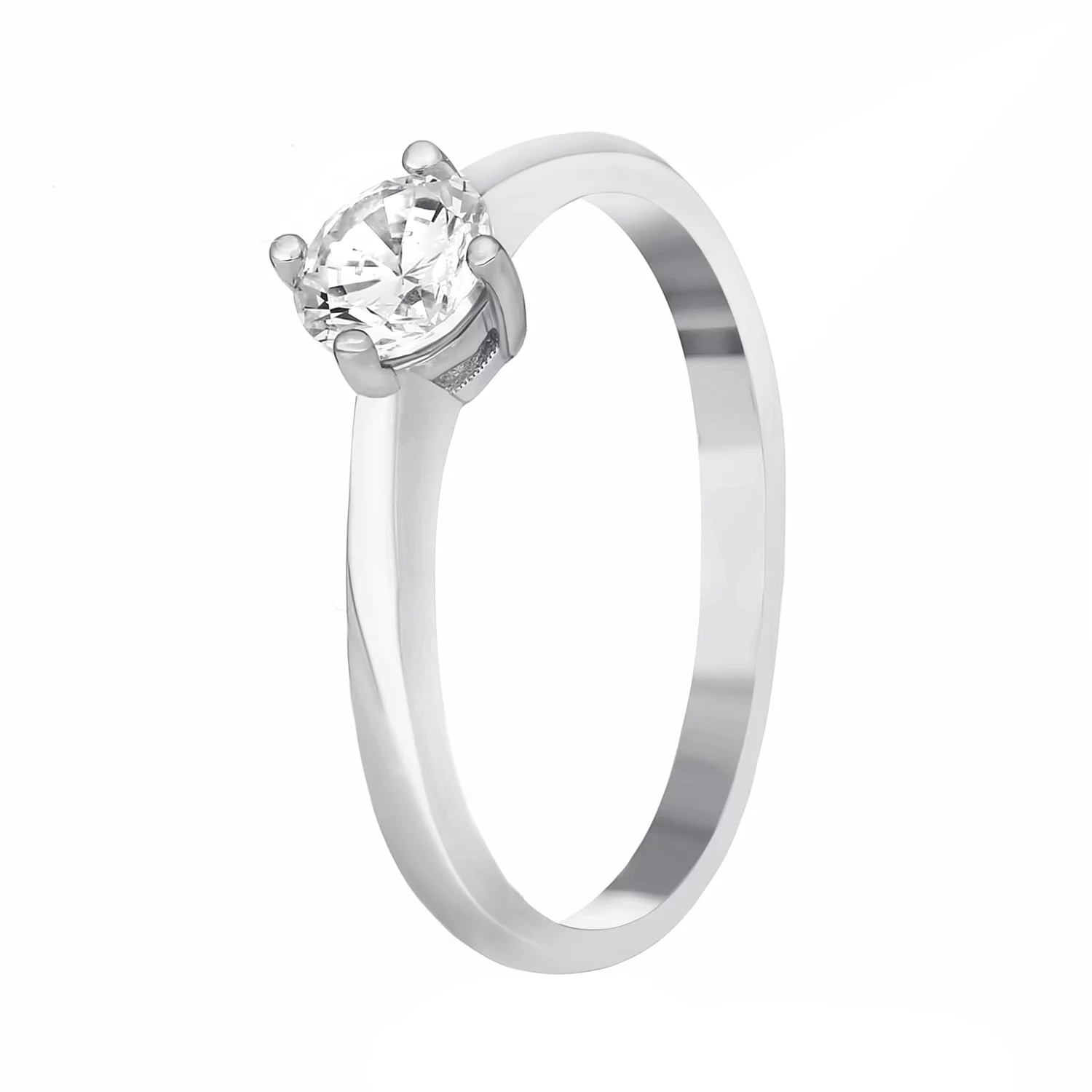 Серебряное кольцо с фианитом. Артикул 7501/К2Ф/716: цена, отзывы, фото – купить в интернет-магазине AURUM