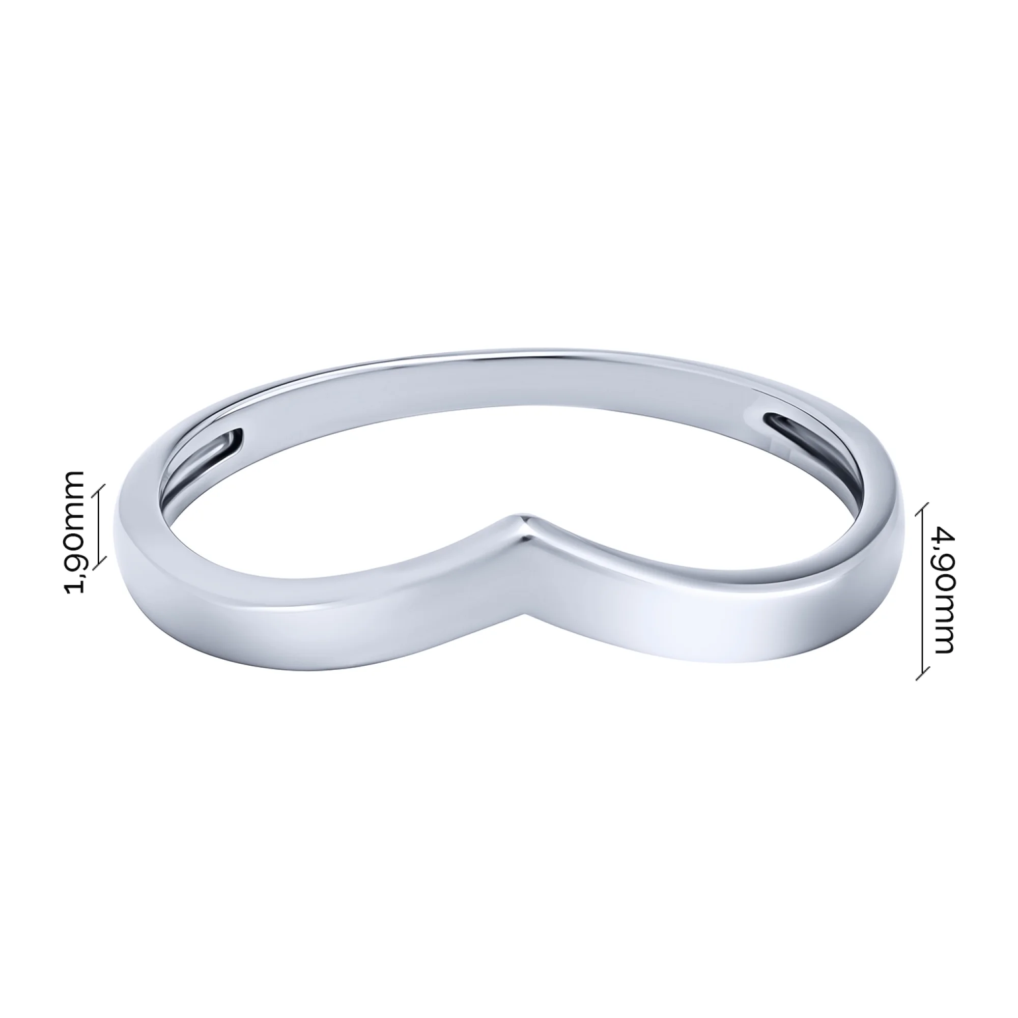 Серебряное кольцо "Геометрия" - 2088745 - 3