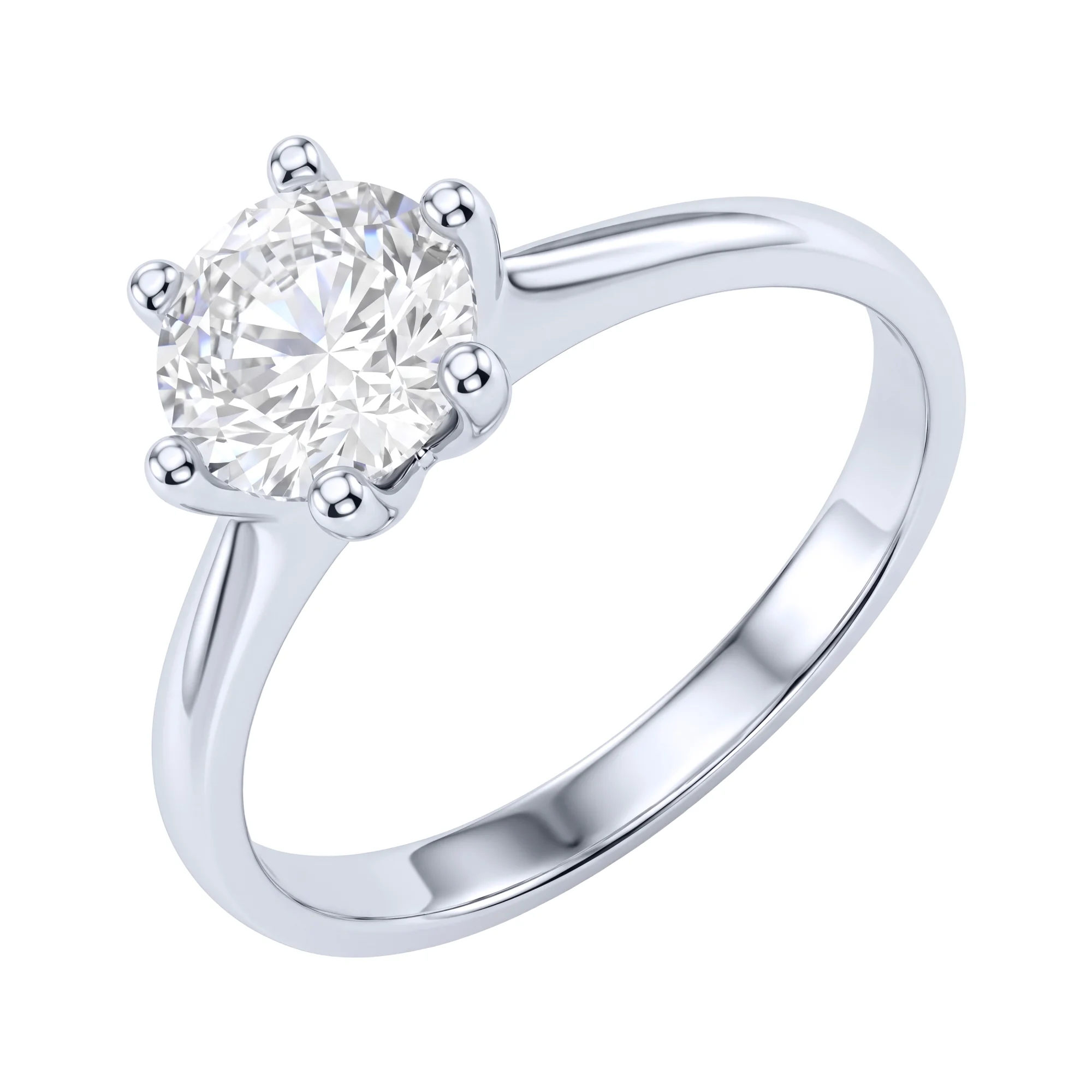 Серебряное кольцо с фианитом - 2288232 - 2