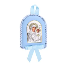 Дитячий подарунок "Богородиця Віфлеємська" в сріблі - 2079803