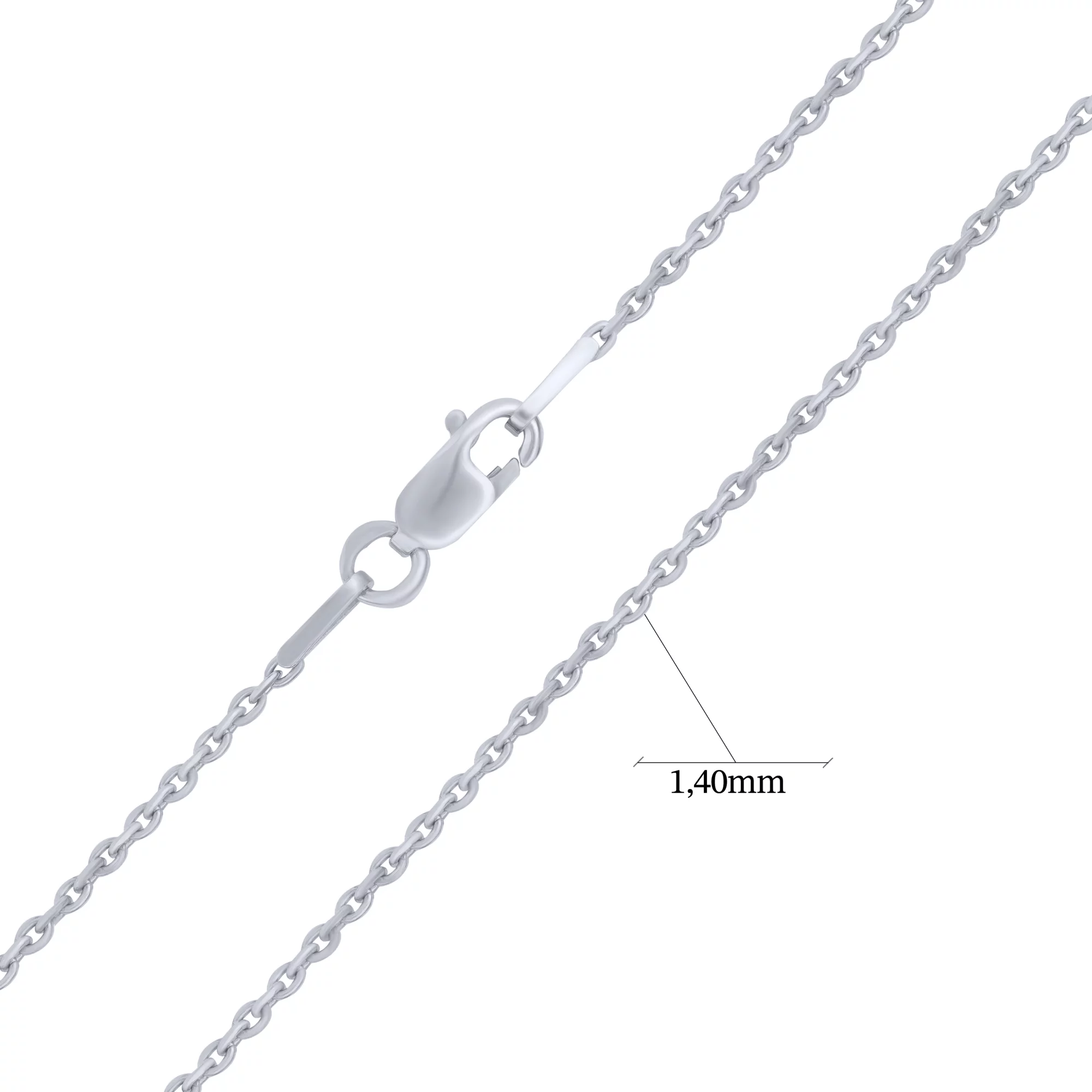Цепочка серебряная якорное плетение - 1685547 – изображение 2
