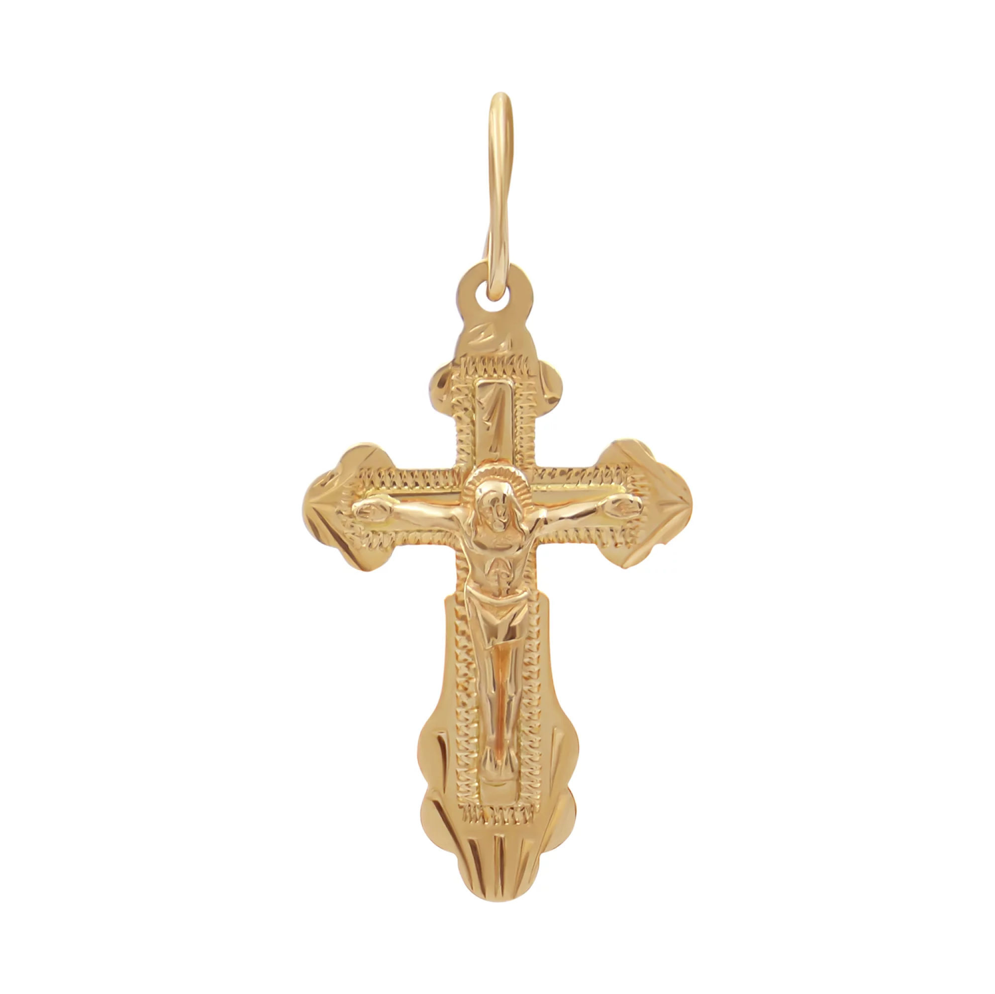 Крестик из красного золота - 770777 – изображение 1