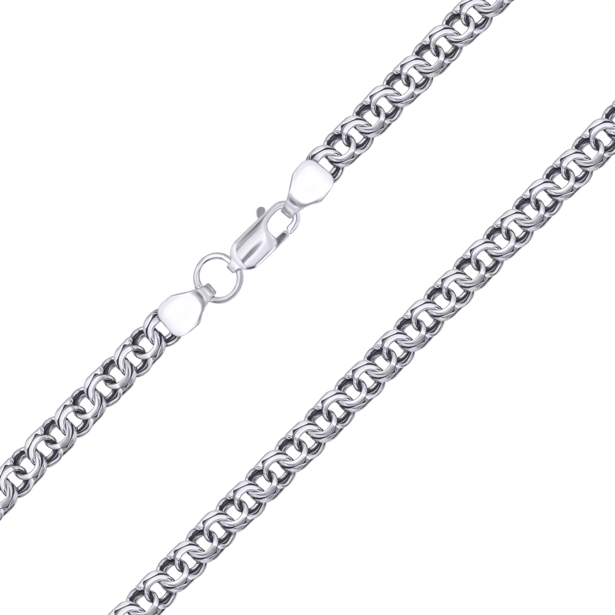 Срібний браслет з плетінням Бісмарк - 392152 – зображення 2