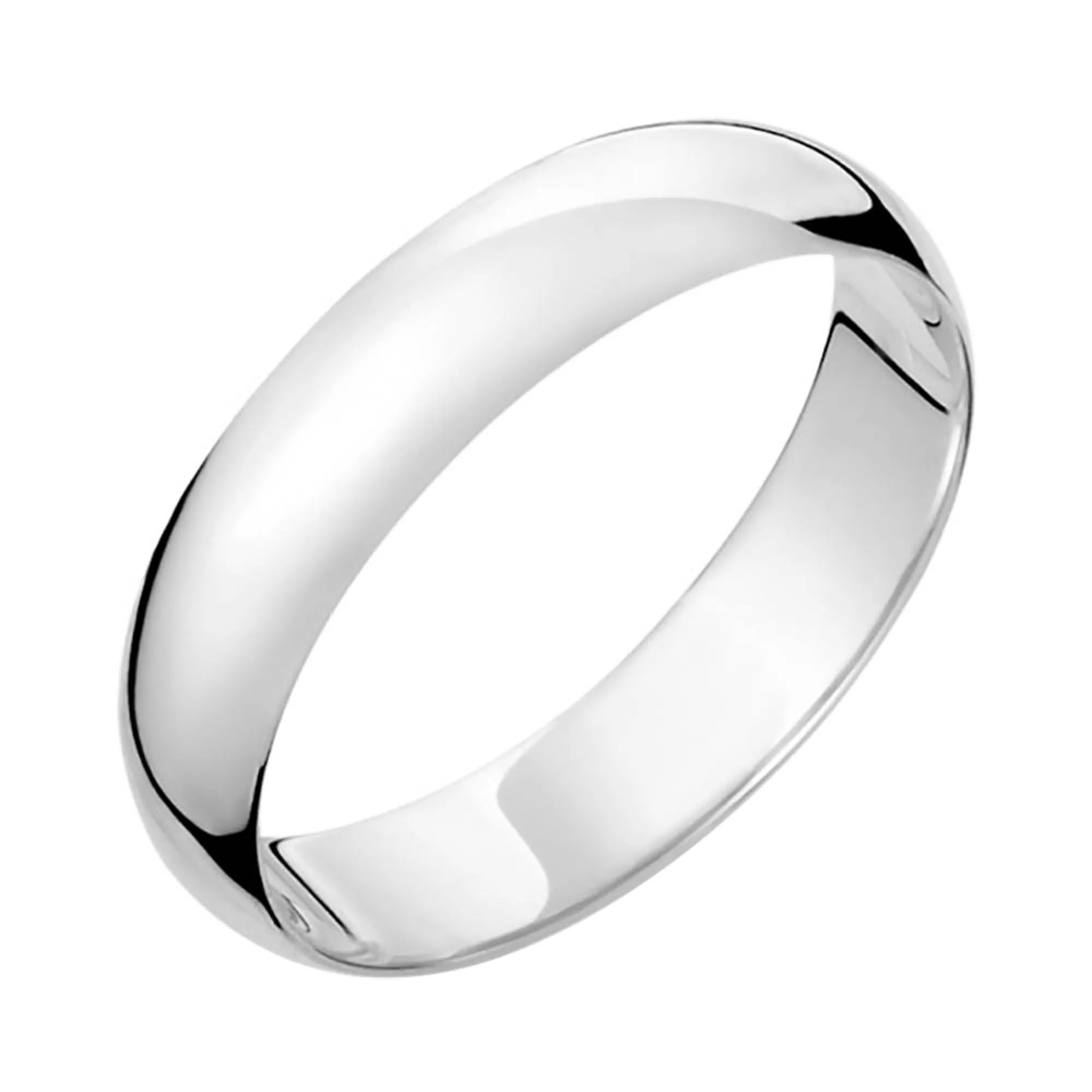 Обручальное кольцо с белого золота - 1399302 – изображение 1
