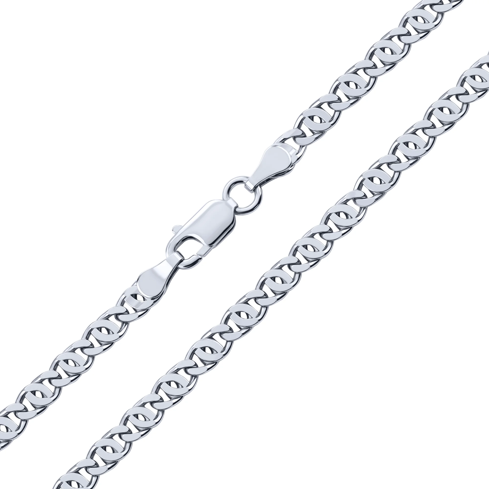Серебряный браслет плетение птичий глаз - 2227162 - 2