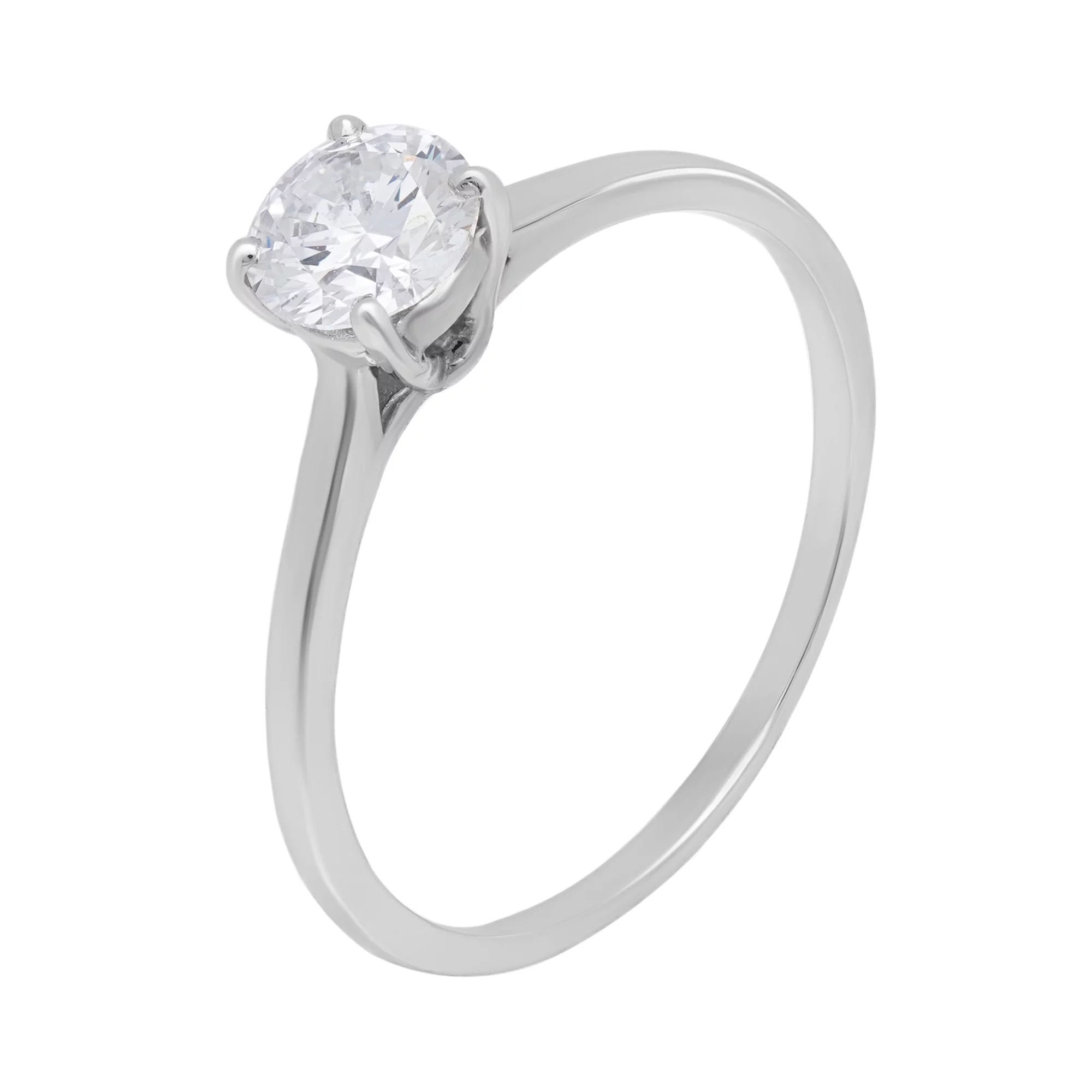 Золотое кольцо для помолвки с бриллиантом - 1706425 – изображение 1