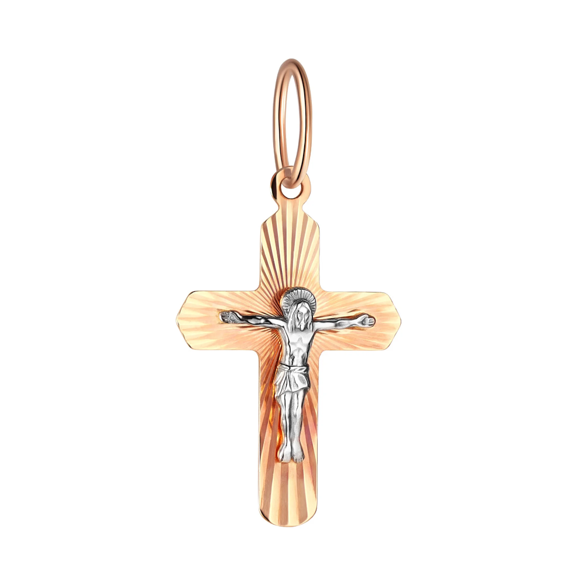 Крестик из красного золота - 959270 - 1