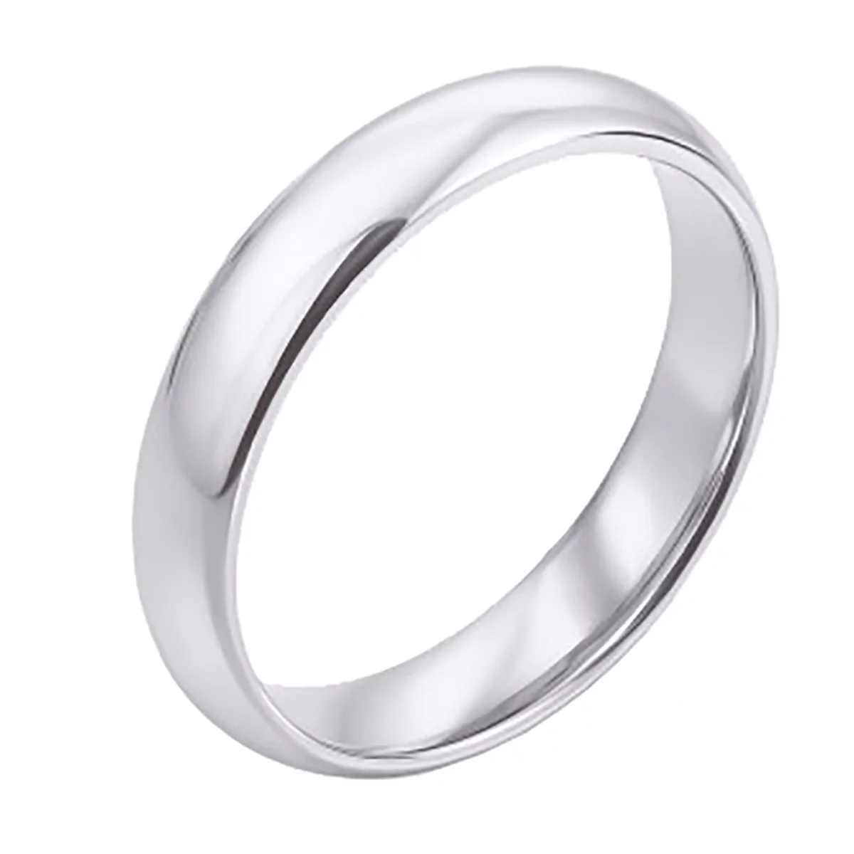 Обручальное кольцо из белого золота серия Комфорт Классическое. Артикул 10171б: цена, отзывы, фото – купить в интернет-магазине AURUM