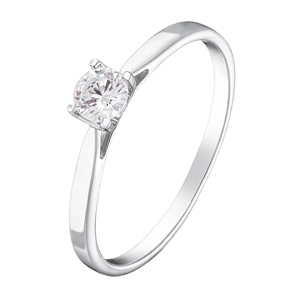Золотое кольцо с бриллиантом. Артикул 1191238202: цена, отзывы, фото – купить в интернет-магазине AURUM