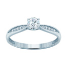 Серебряное кольцо с цирконием - 482570