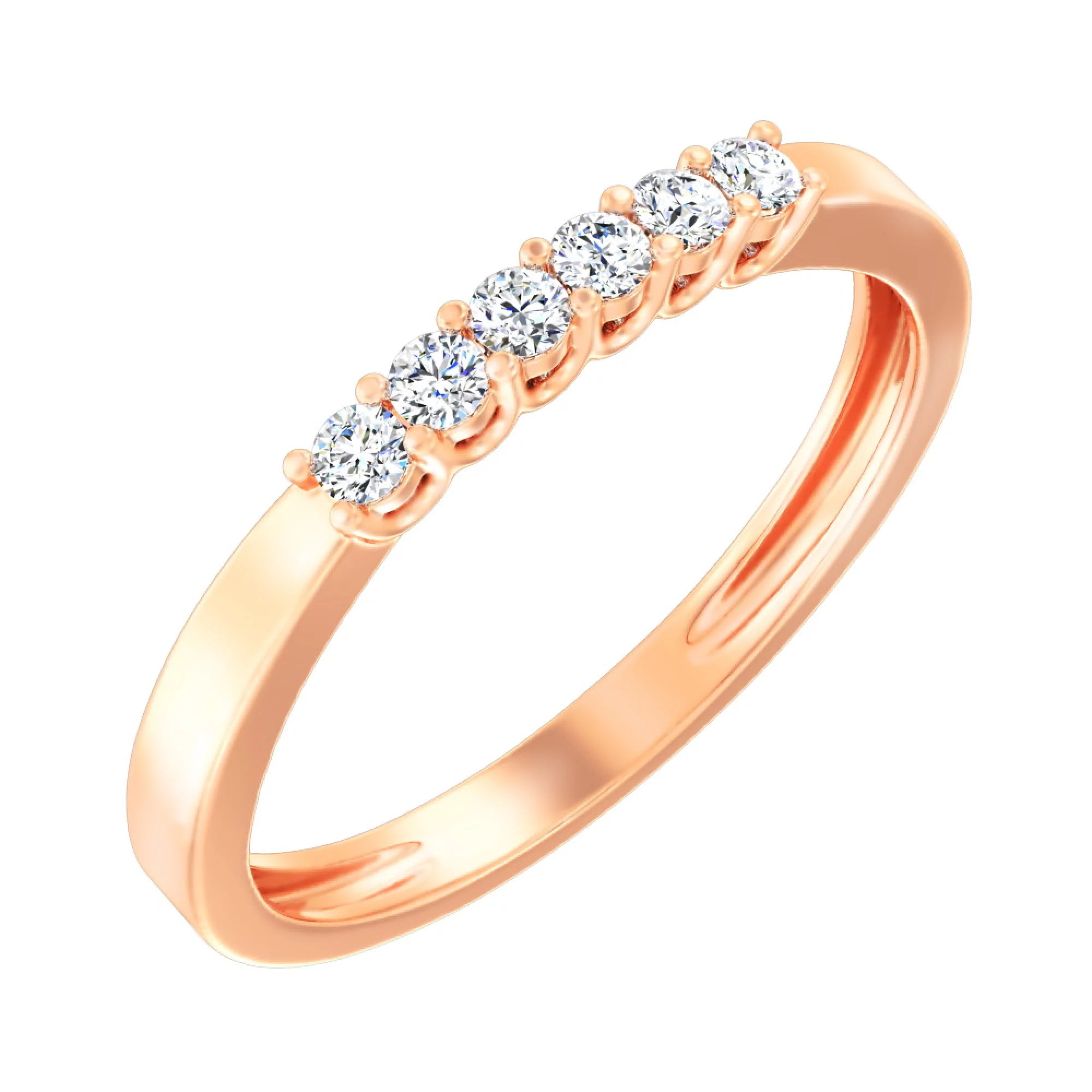 Золотое кольцо с бриллиантами  - 1514051 – изображение 1