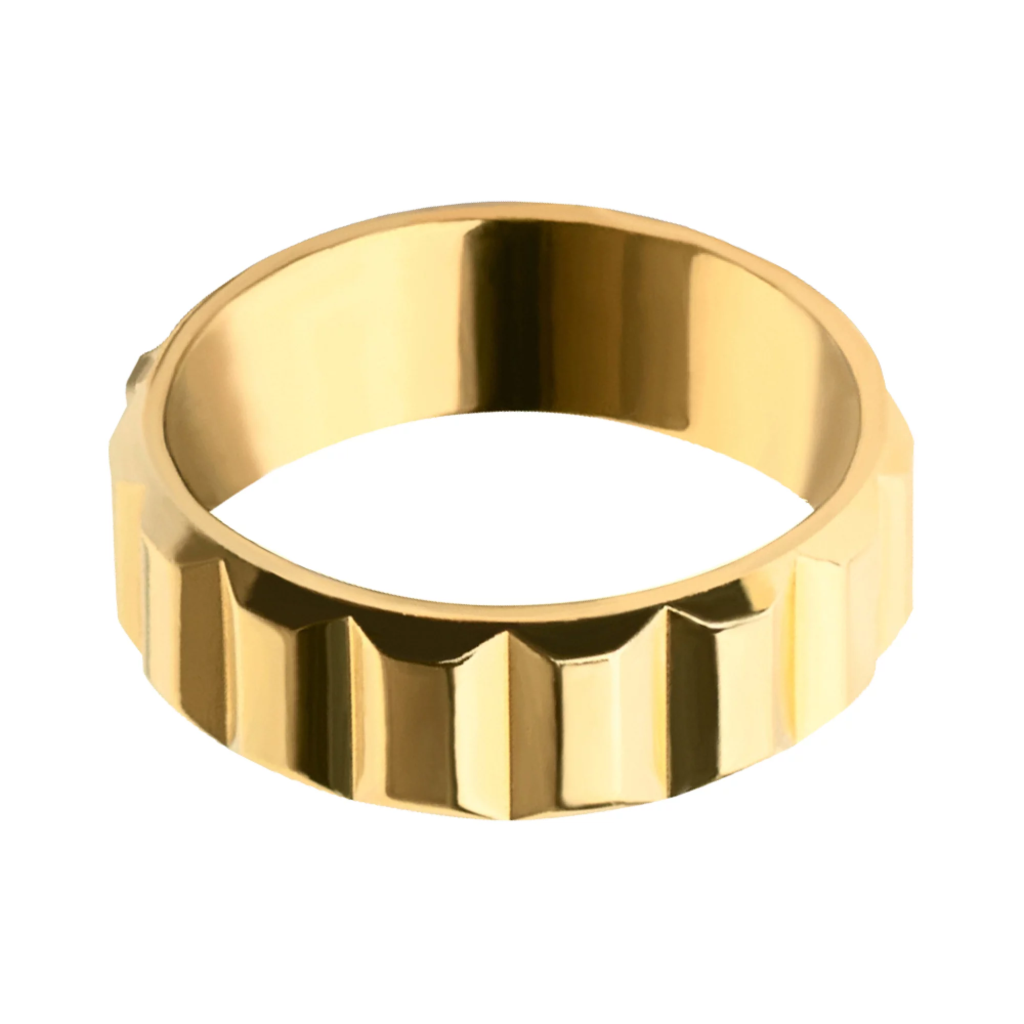 Обручальное кольцо из лимонного золота американка  - 559453 – изображение 2