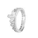 Серебряное кольцо с фианитами - 1071138