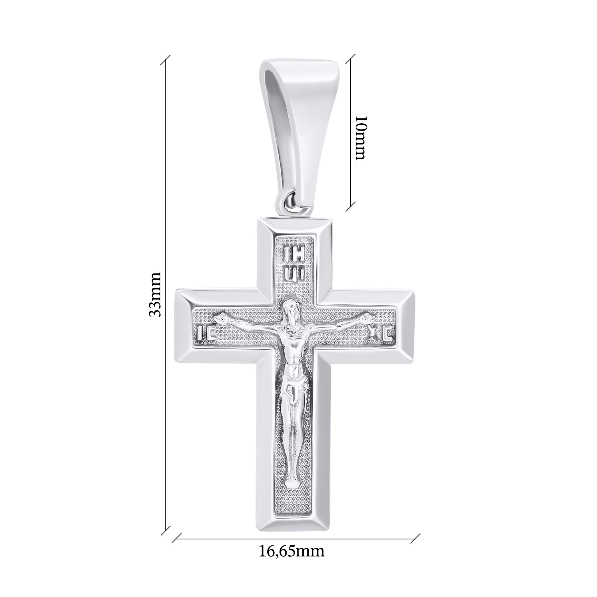 Православный крест из серебра - 1546690 – изображение 3