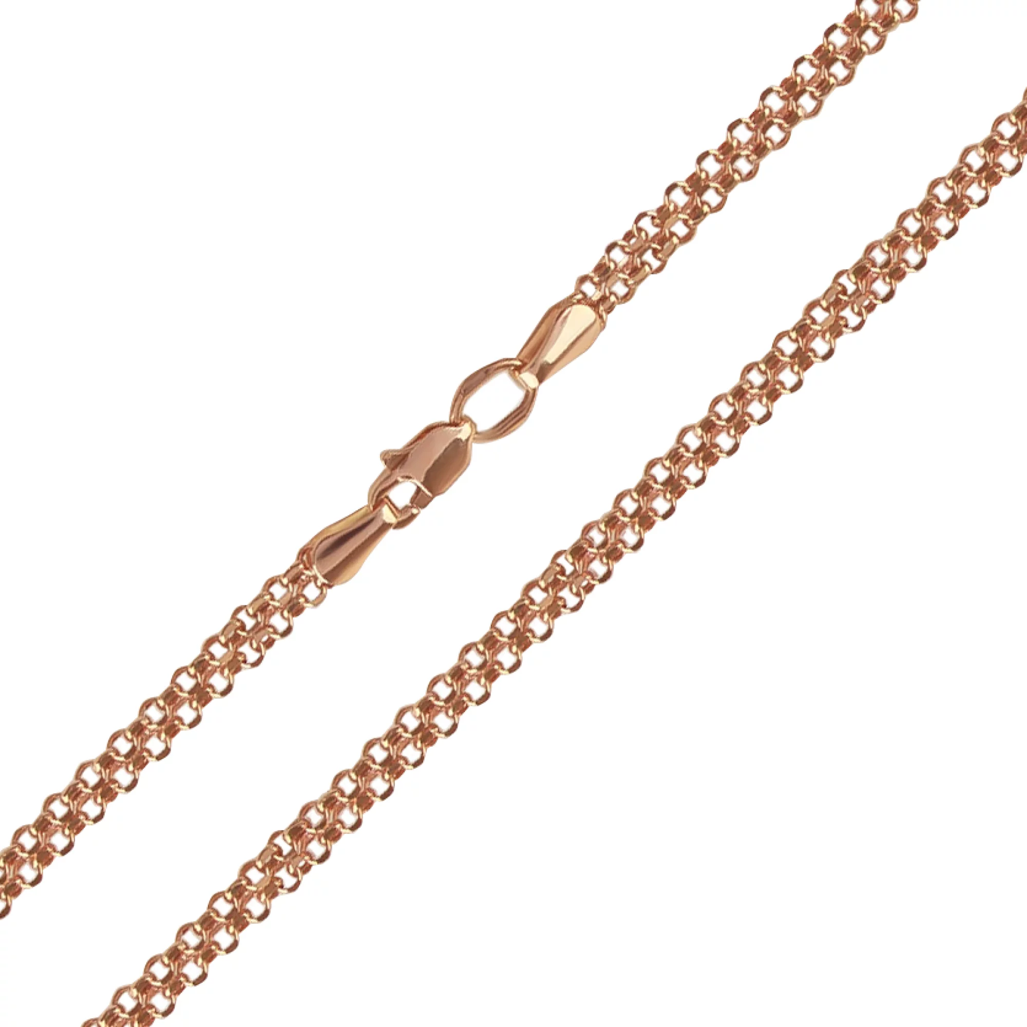 Золотая цепочка с плетением Якорный Бисмарк - 648535 – изображение 1