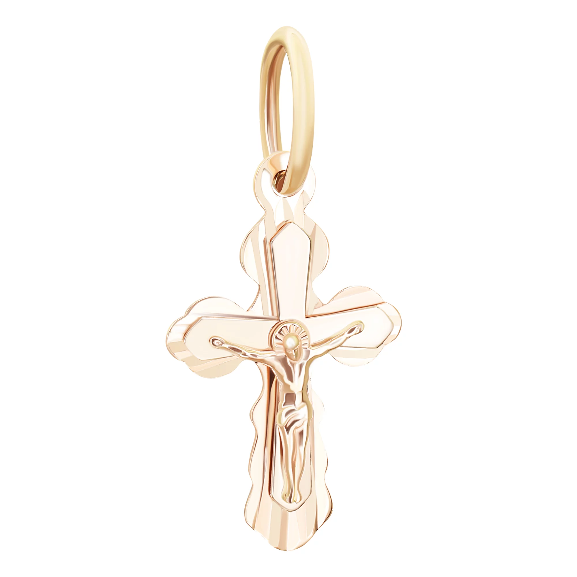 Православний золотий хрестик - 1557399 – зображення 1
