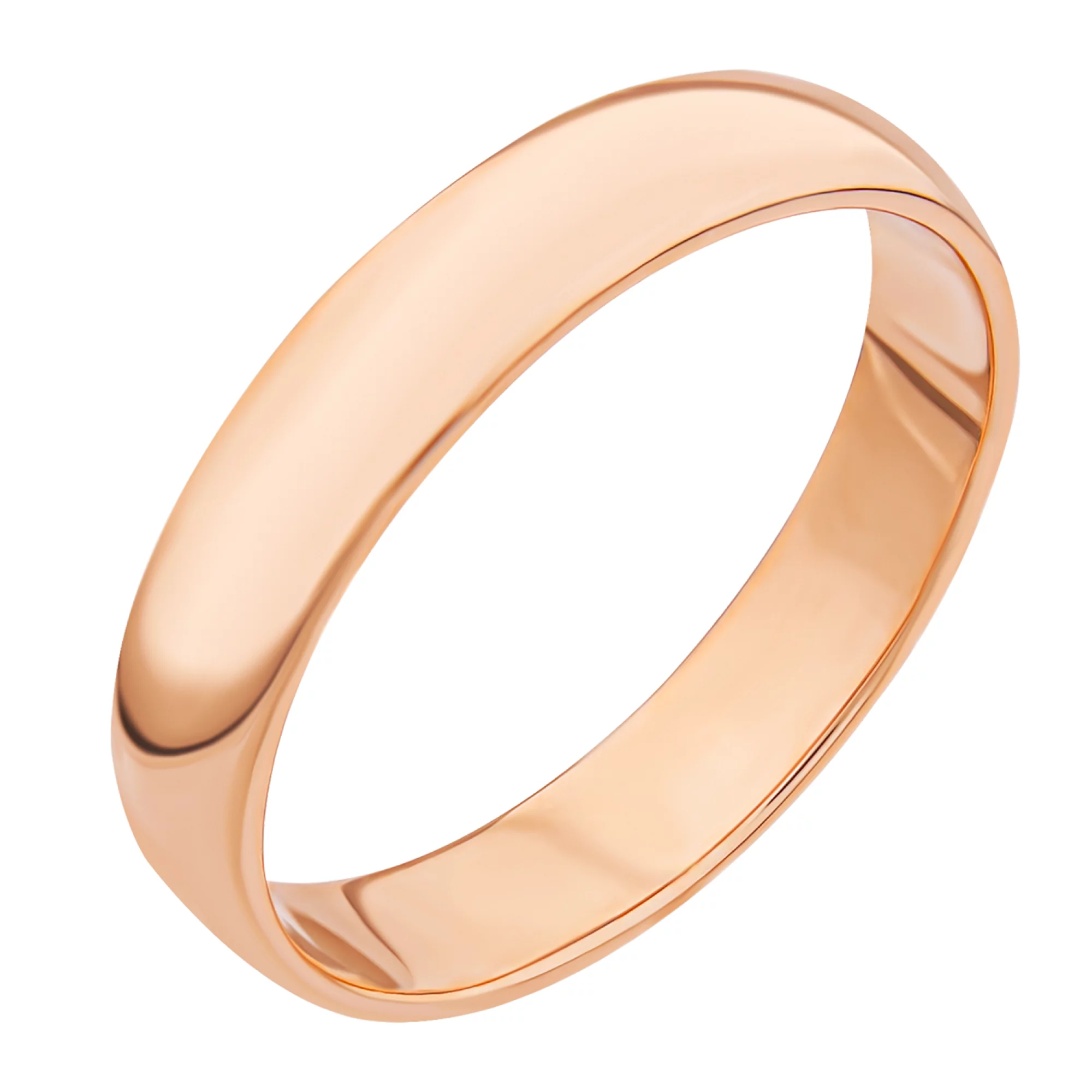 Классическое золотое обручальное кольцо - 569955 – изображение 1