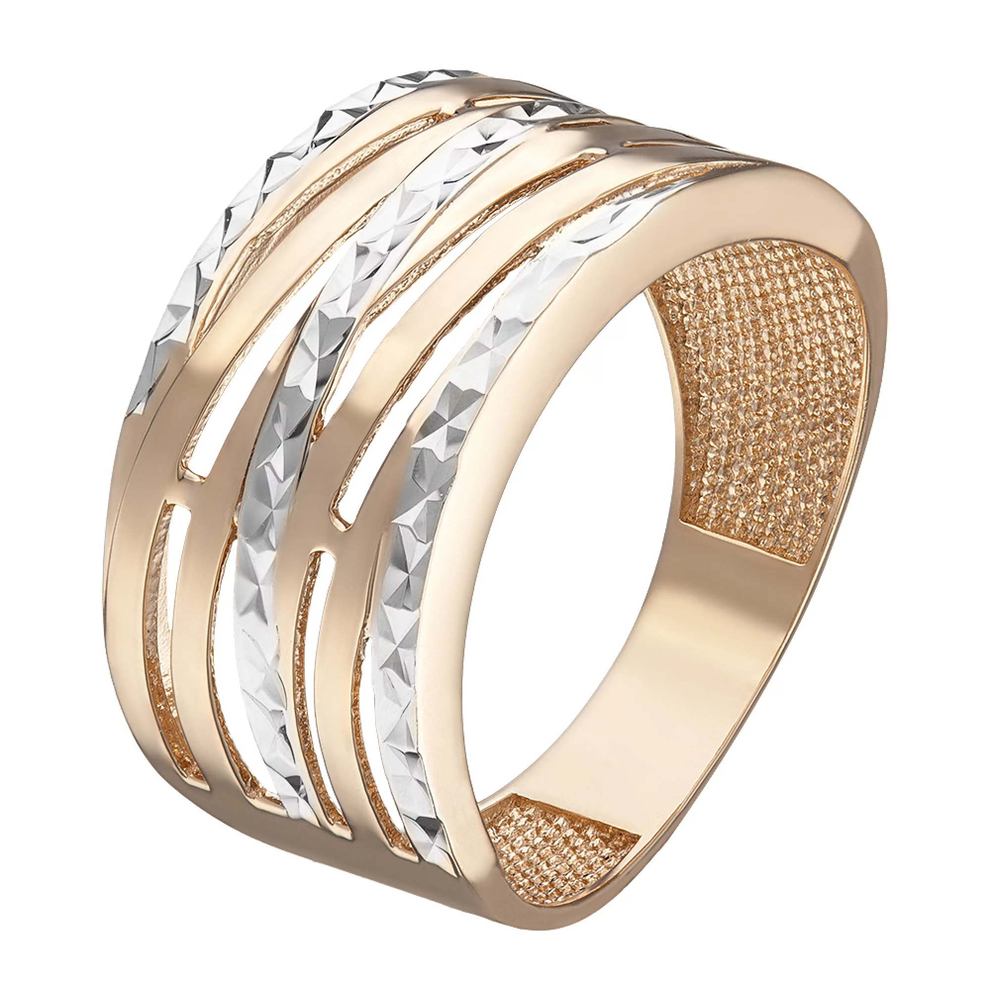 Золотое кольцо с Гранями - 521317 – изображение 1