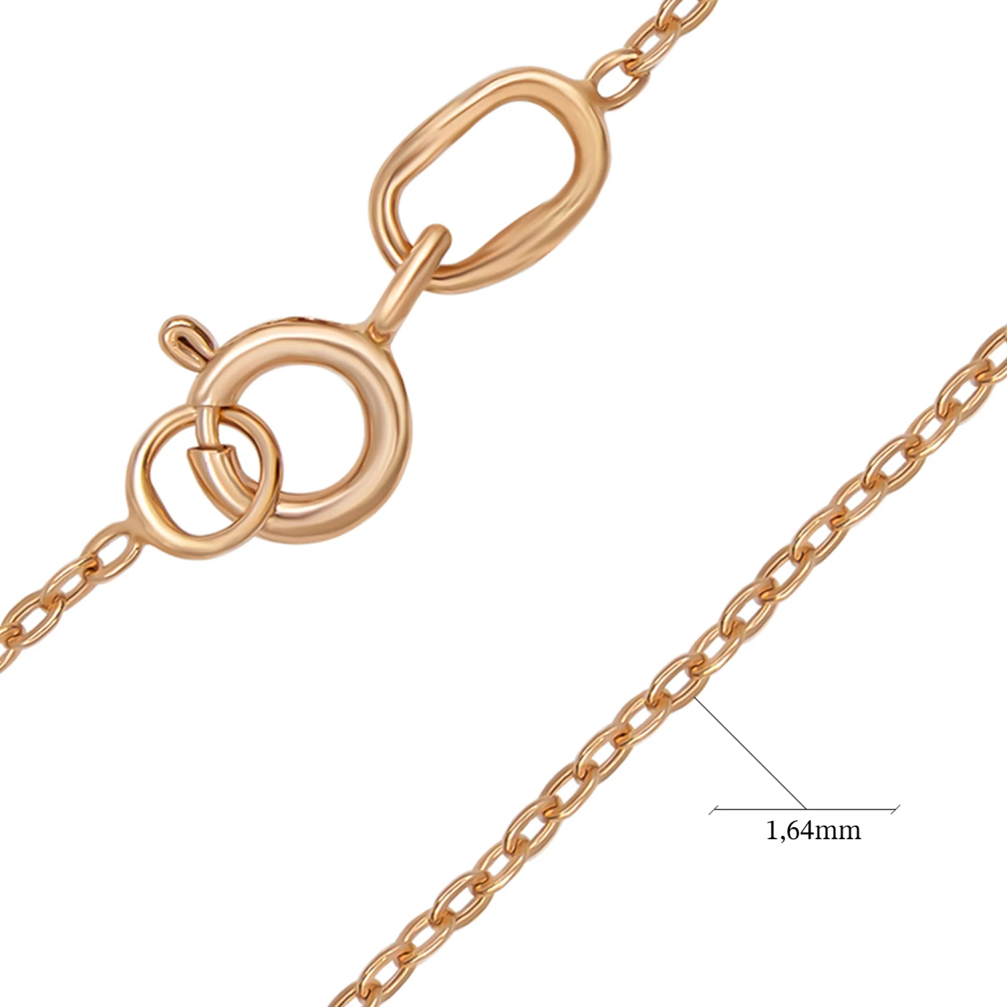Золотая цепочка якорного плетение - 1533853 – изображение 2