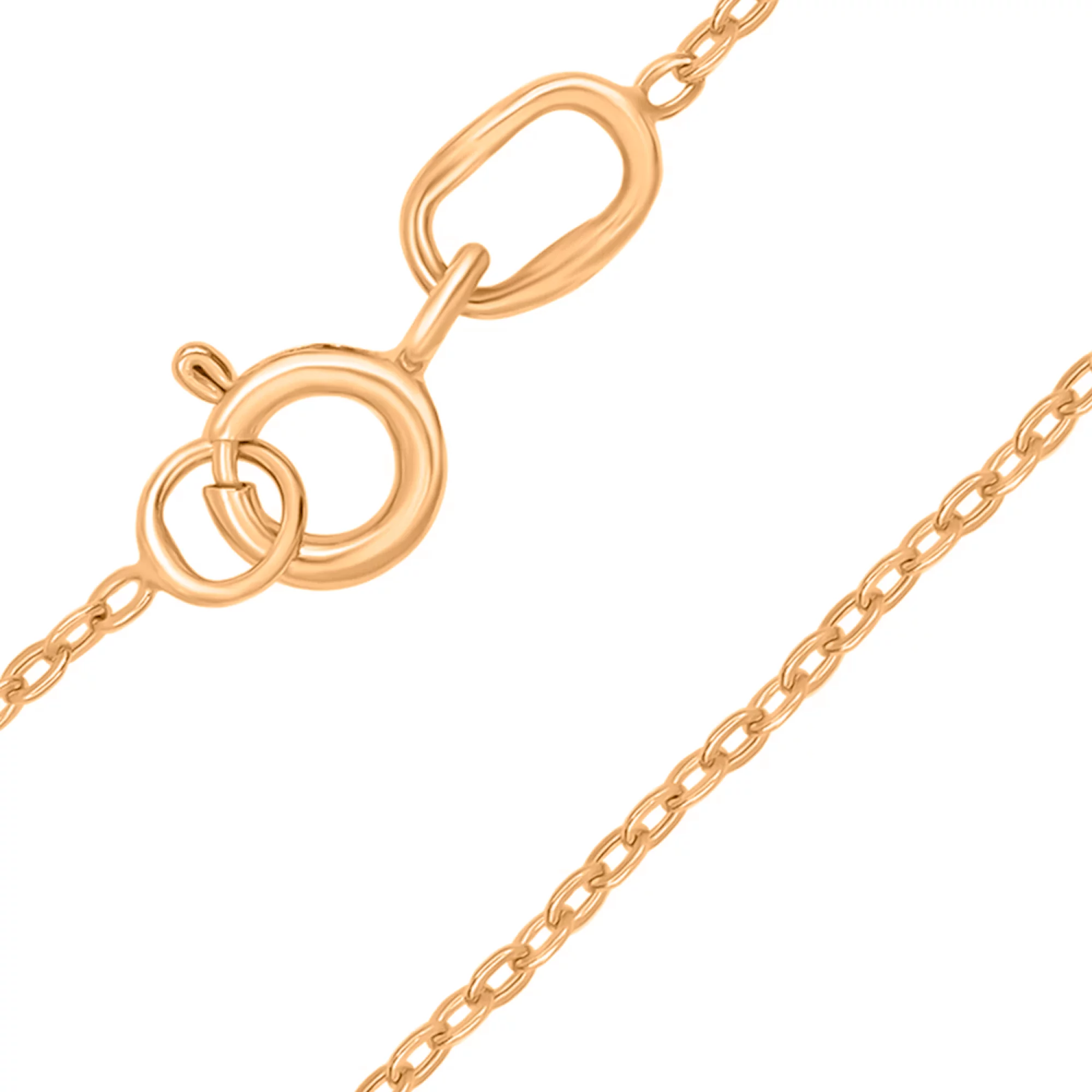 Цепочка из красного золота плетение якорь - 1546855 – изображение 1