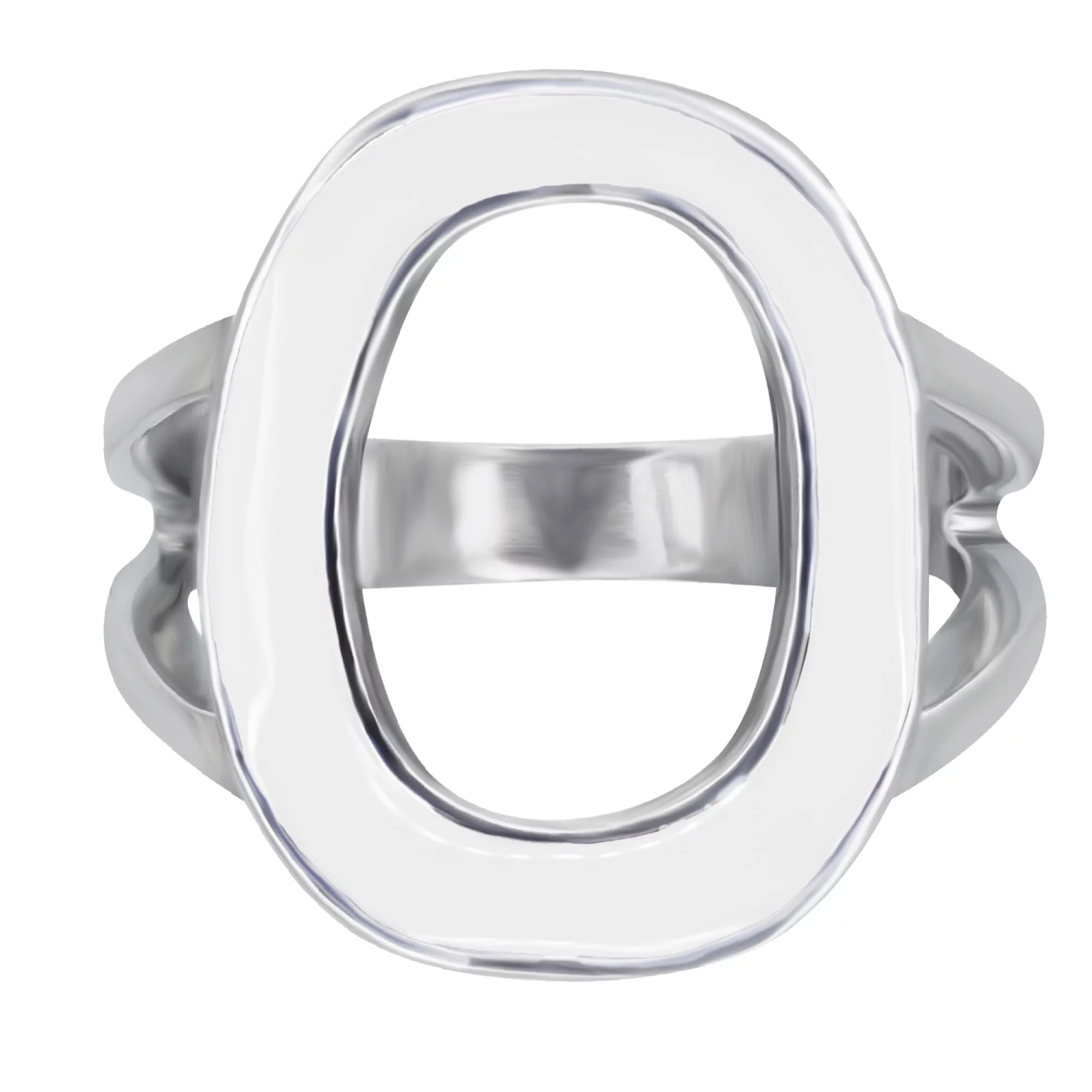 Кольцо серебряное с цветной эмалью - 907518 – изображение 6