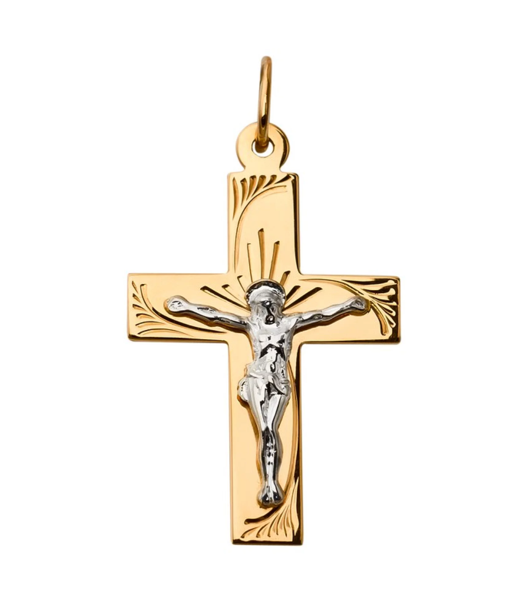 Крестик из красного золота - 963445 – изображение 1