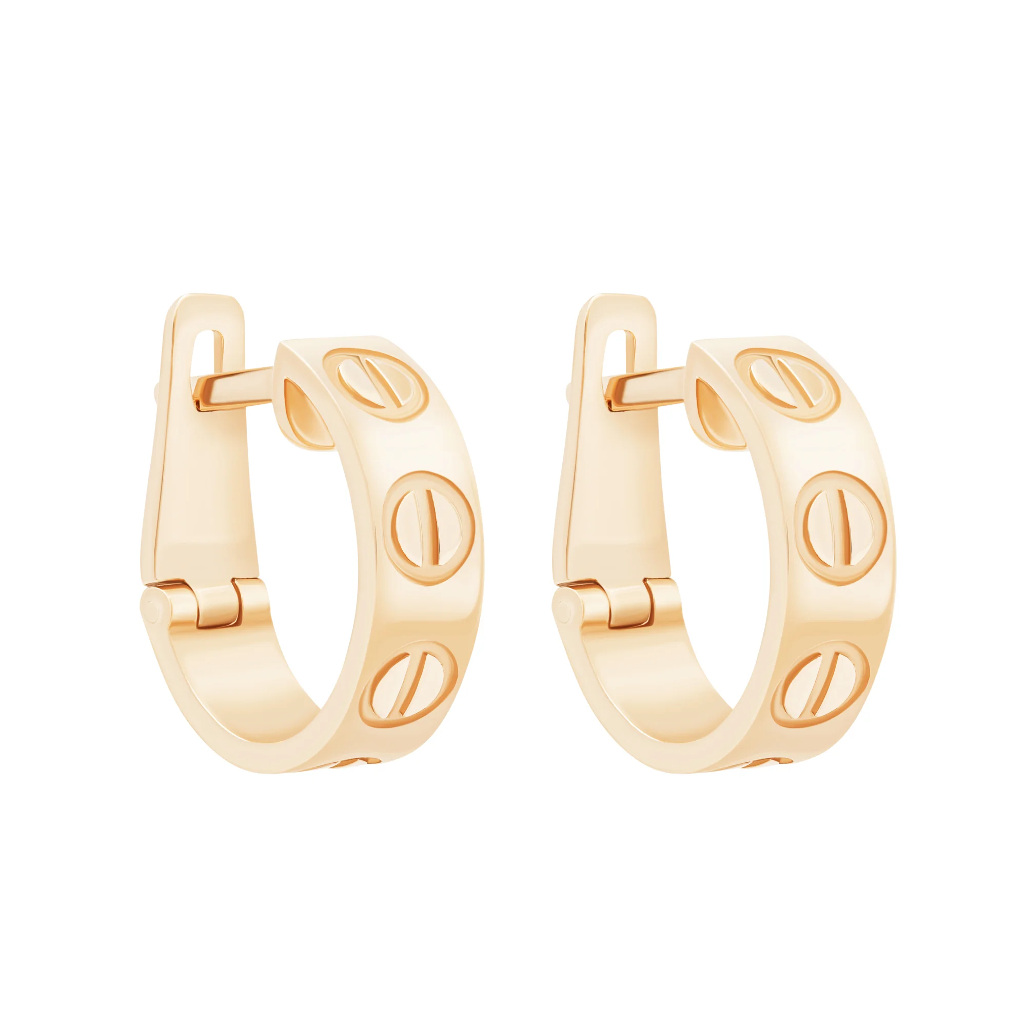 Сережки из красного золота - 1748576 - 3