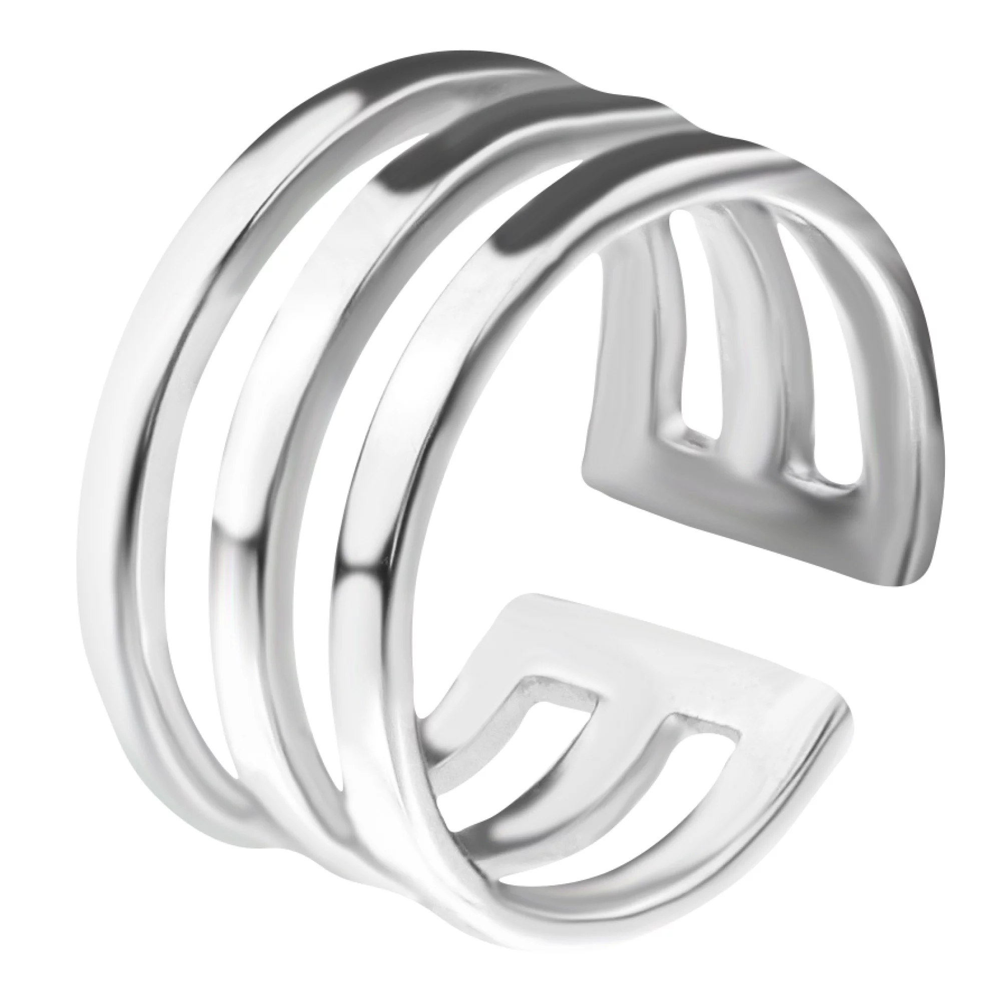 Кольцо серебряное на фалангу  - 835737 – изображение 1