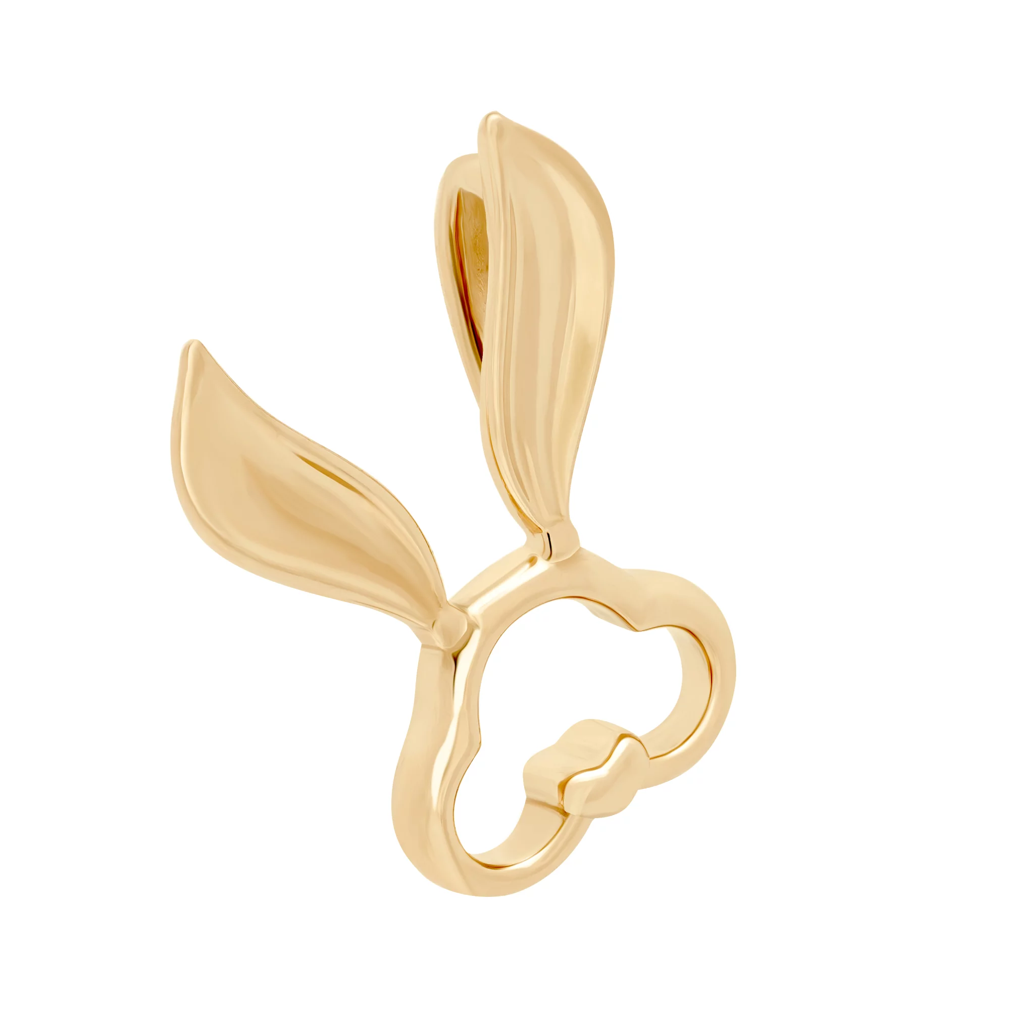 Золотой подвес в форме зайчика - 1636349 – изображение 1