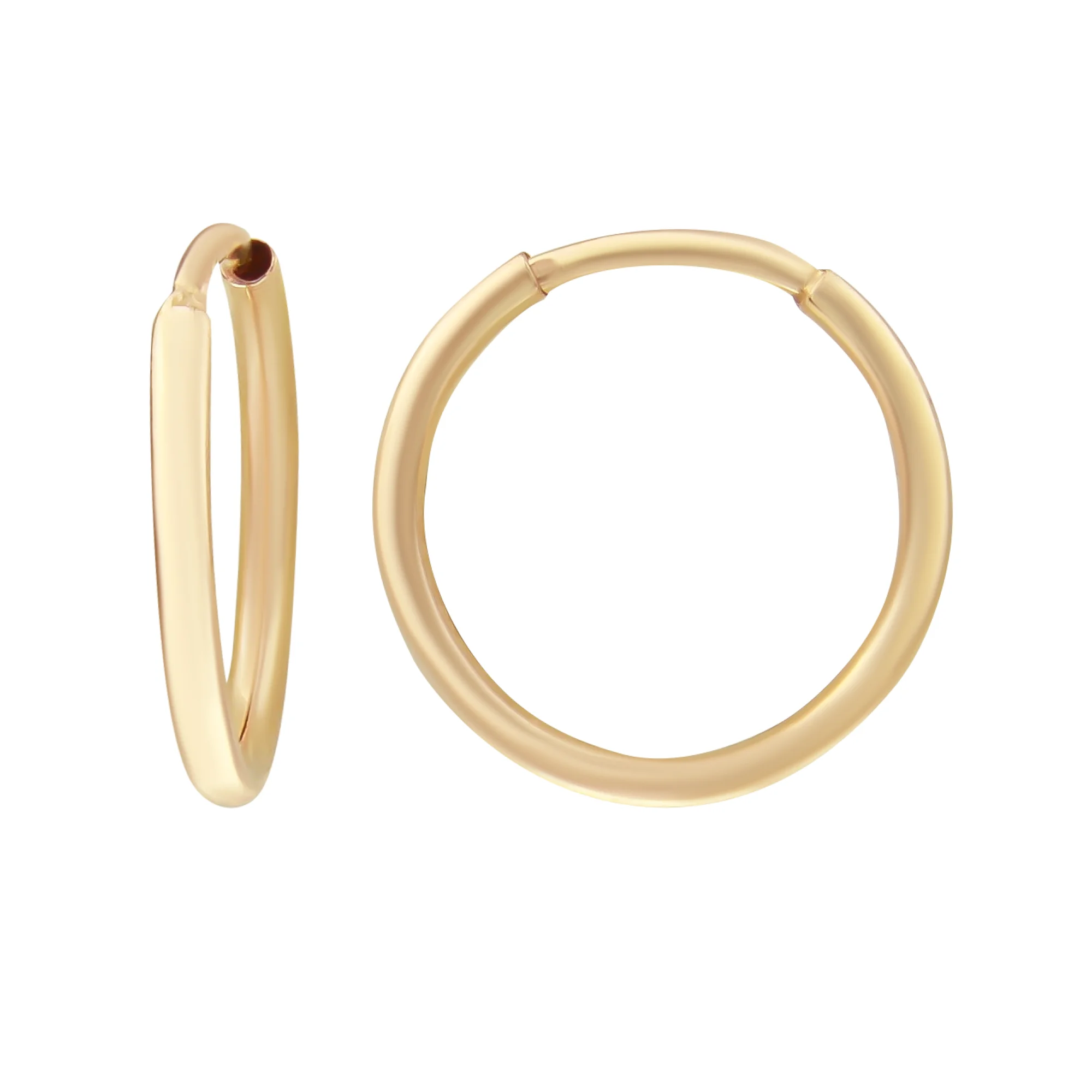 Серьги-конго из красного золота - 407682 - 1