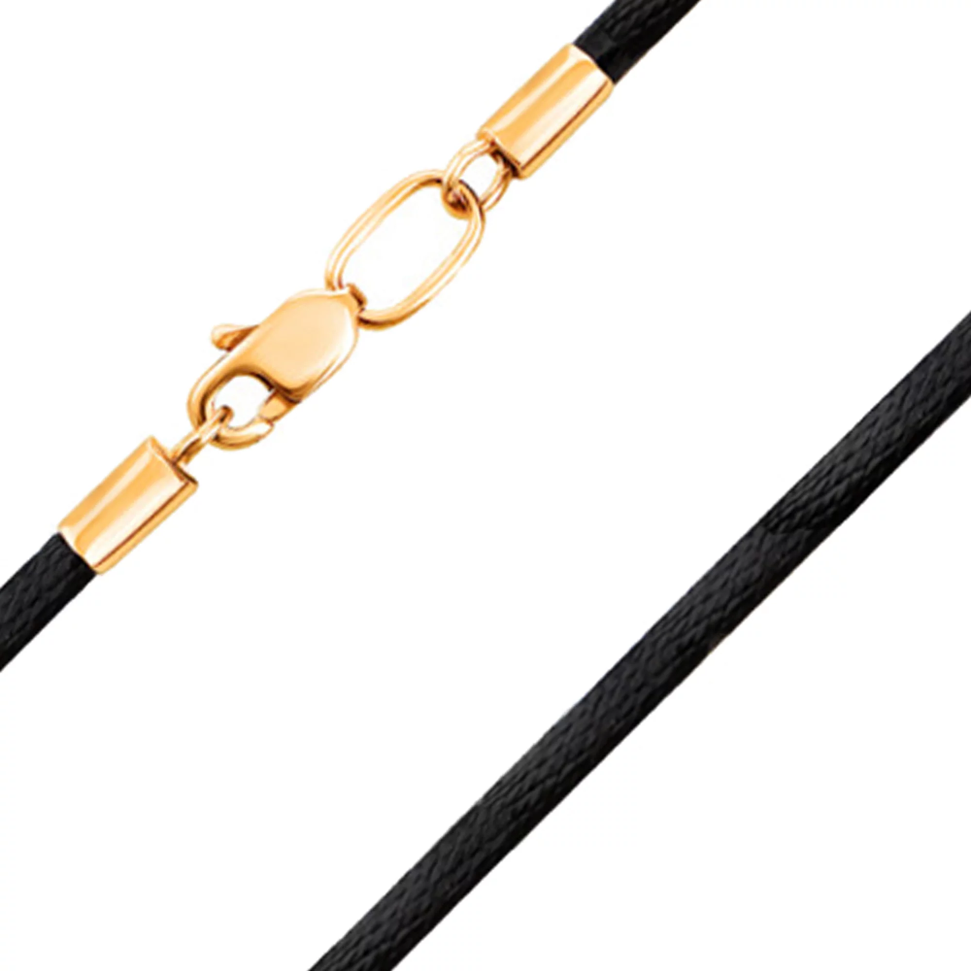 Шелковый шнурок с золотым замком - 648742 – изображение 1
