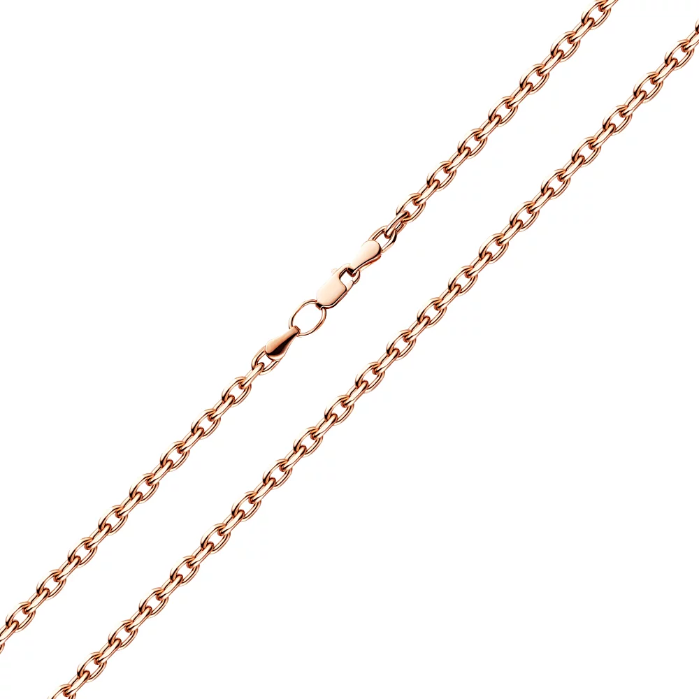 Цепочка из красного золота плетение Якорь. Артикул 306209: цена, отзывы, фото – купить в интернет-магазине AURUM
