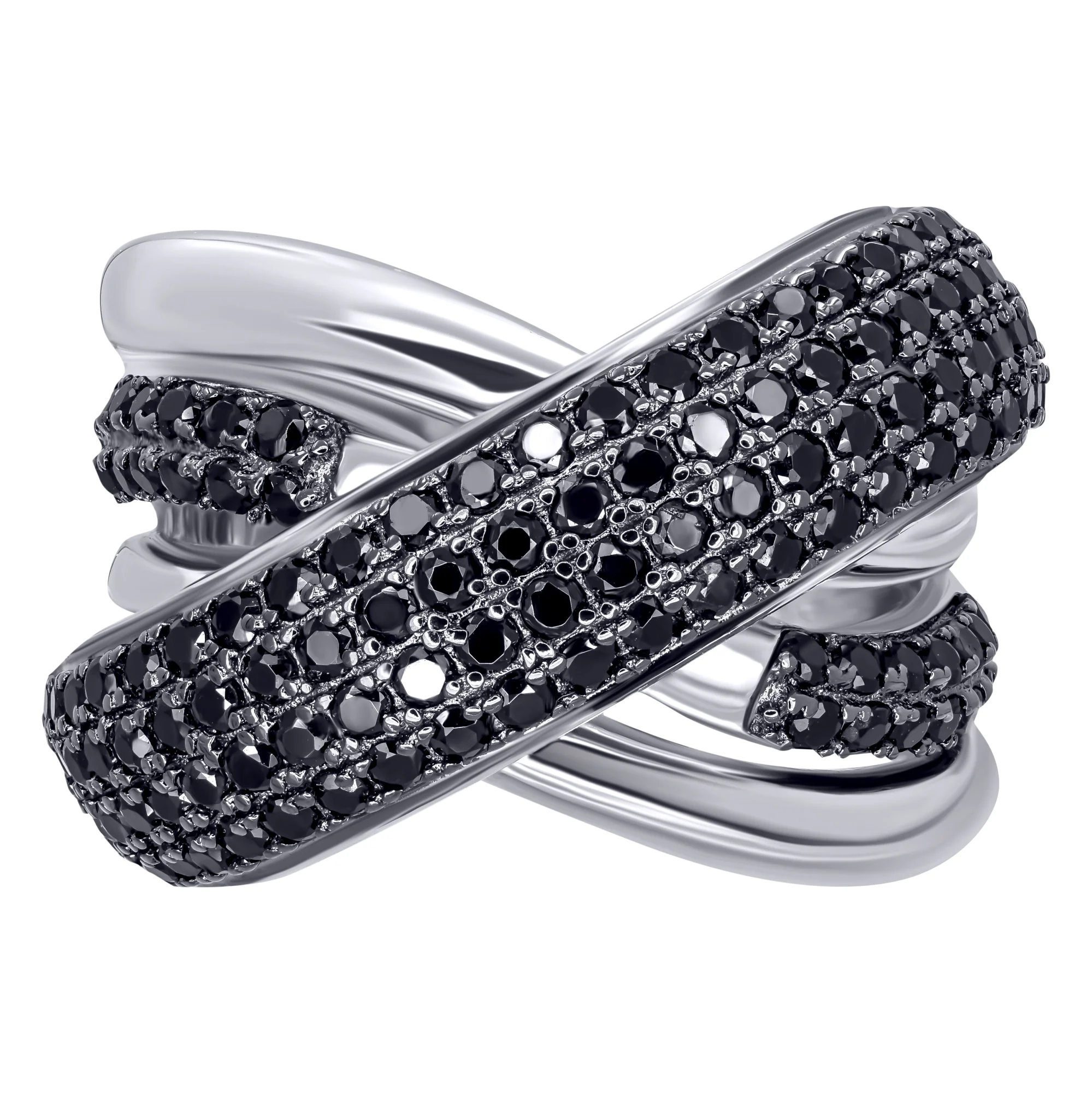 Кольцо серебряное с цирконием - 963868 - 2
