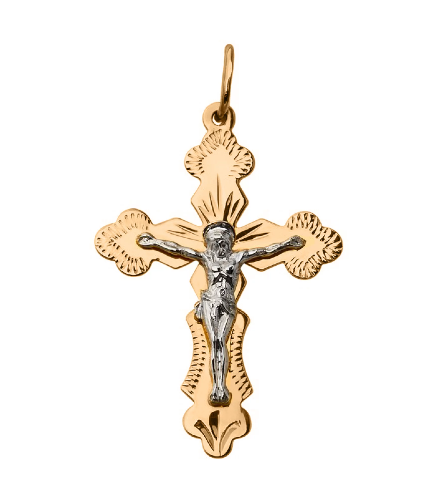 Натільний золотий хрестик - 1618877 – зображення 1