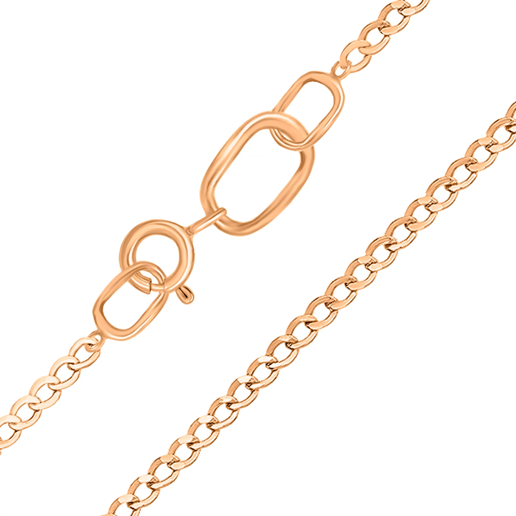 Золотая цепочка плетение панцирное - 1597799 – изображение 1