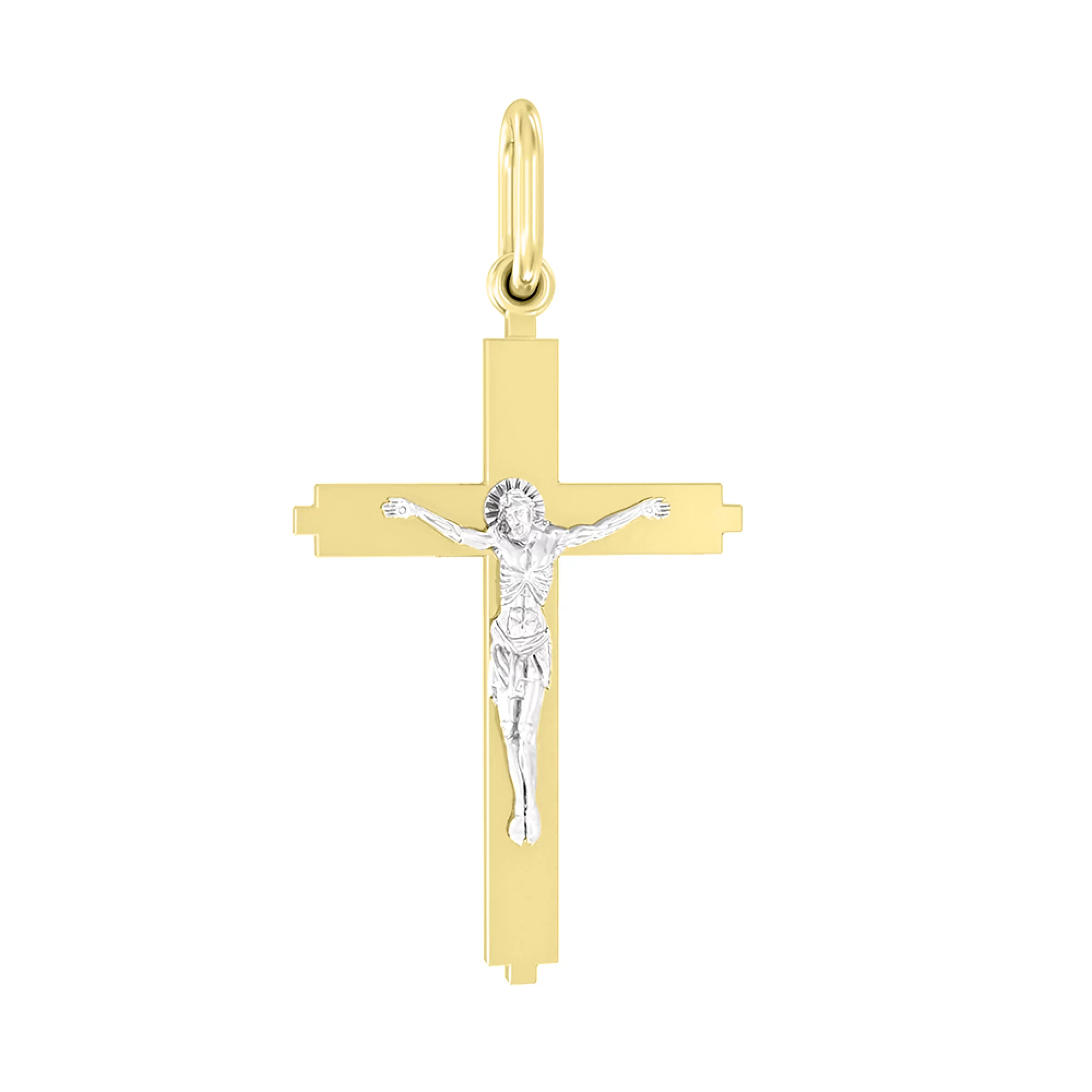 Крестик из желтого золота - 1522354 – изображение 1