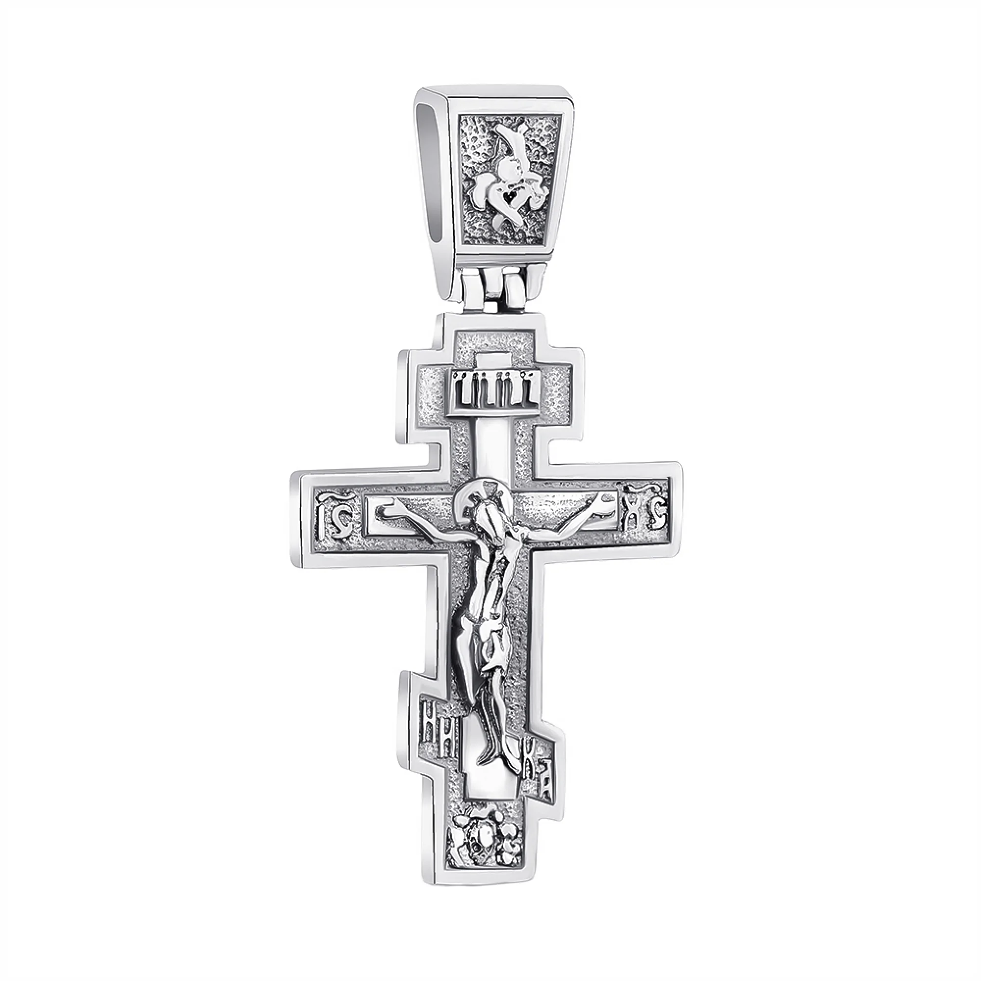 Крестик из серебра с чернением - 1515165 - 1