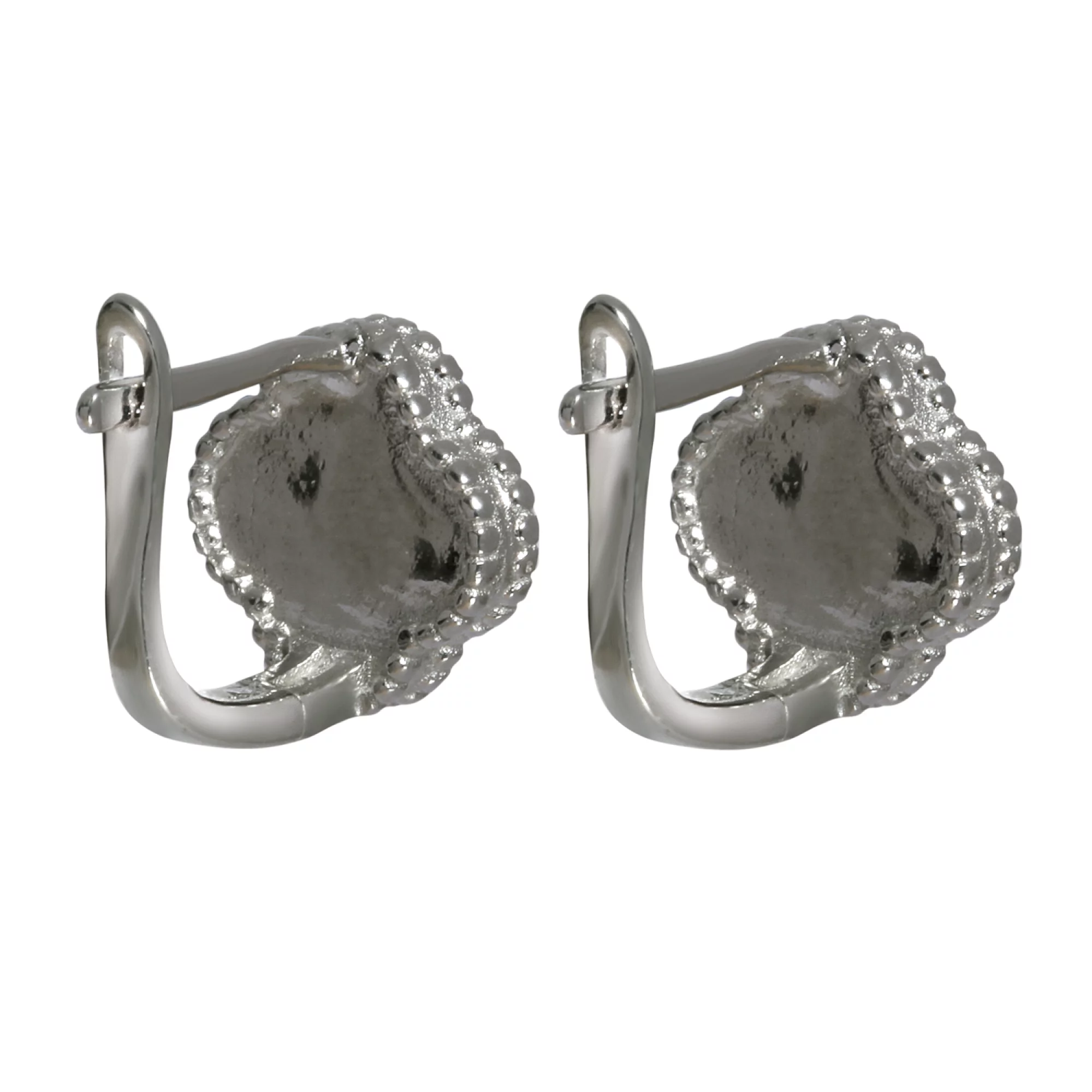 Сережки срібні Конюшина з перламутром - 966027 – зображення 2