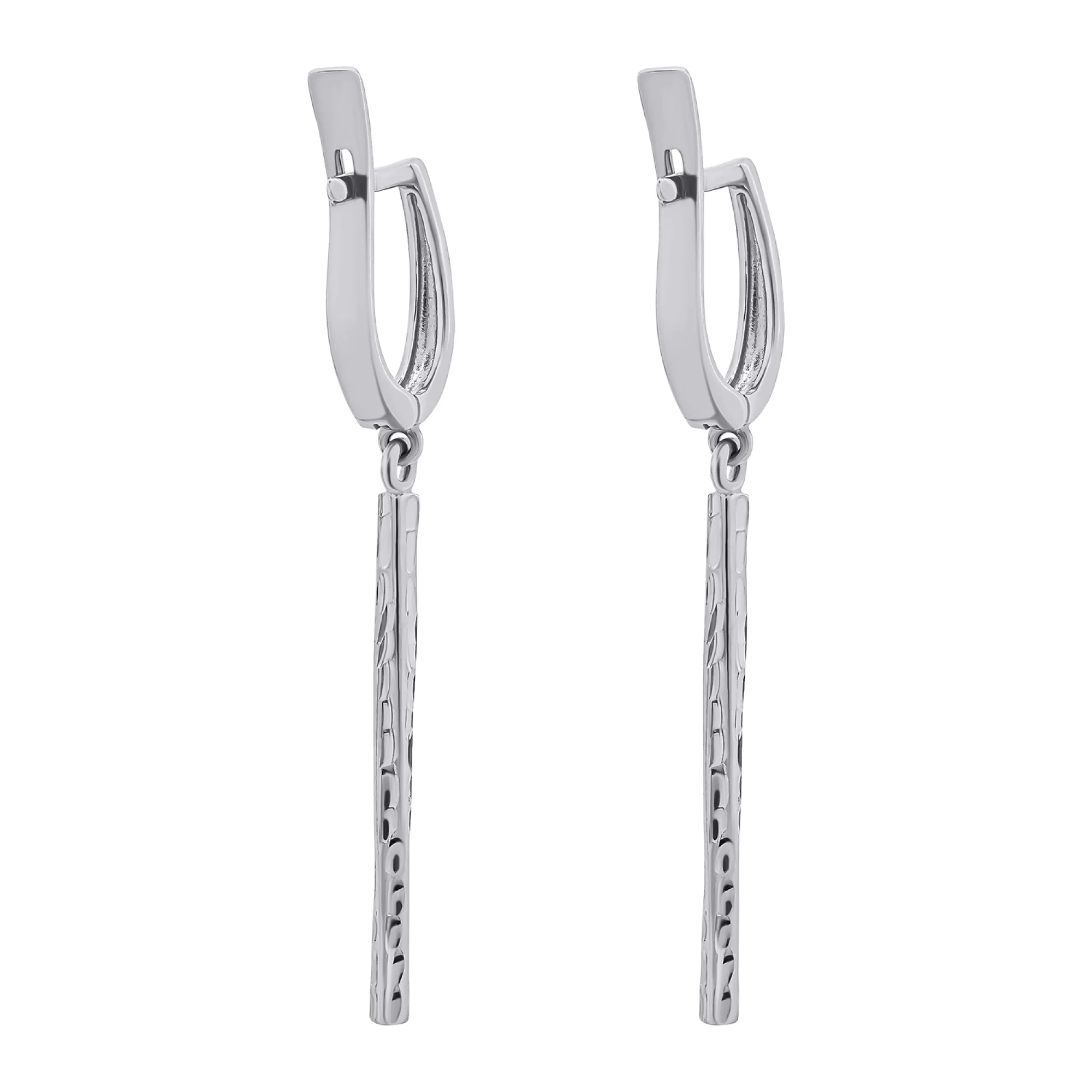 Сережки с подвесами из серебра - 1454527 - 2