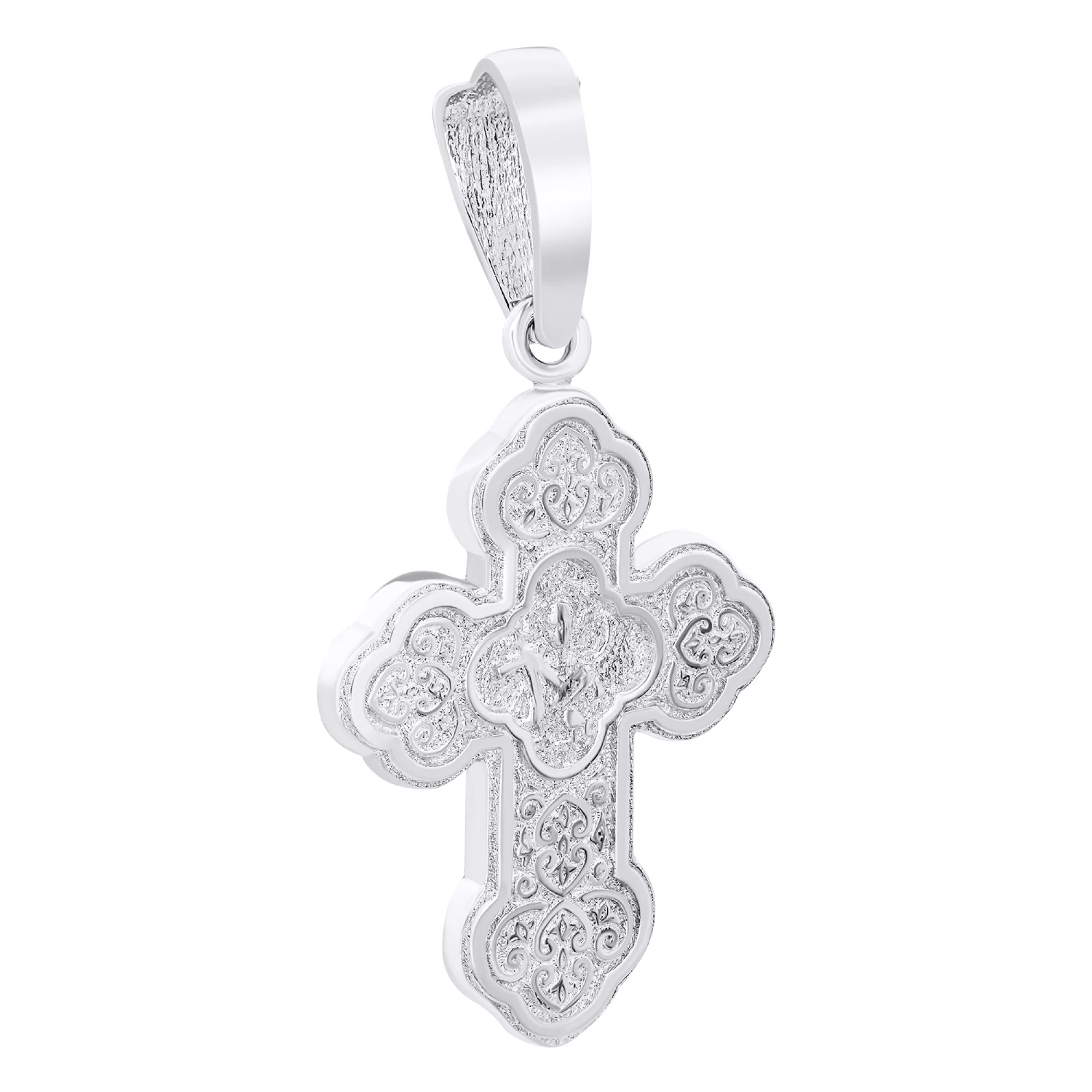 Крест из серебра с распятием - 1546689 – изображение 2