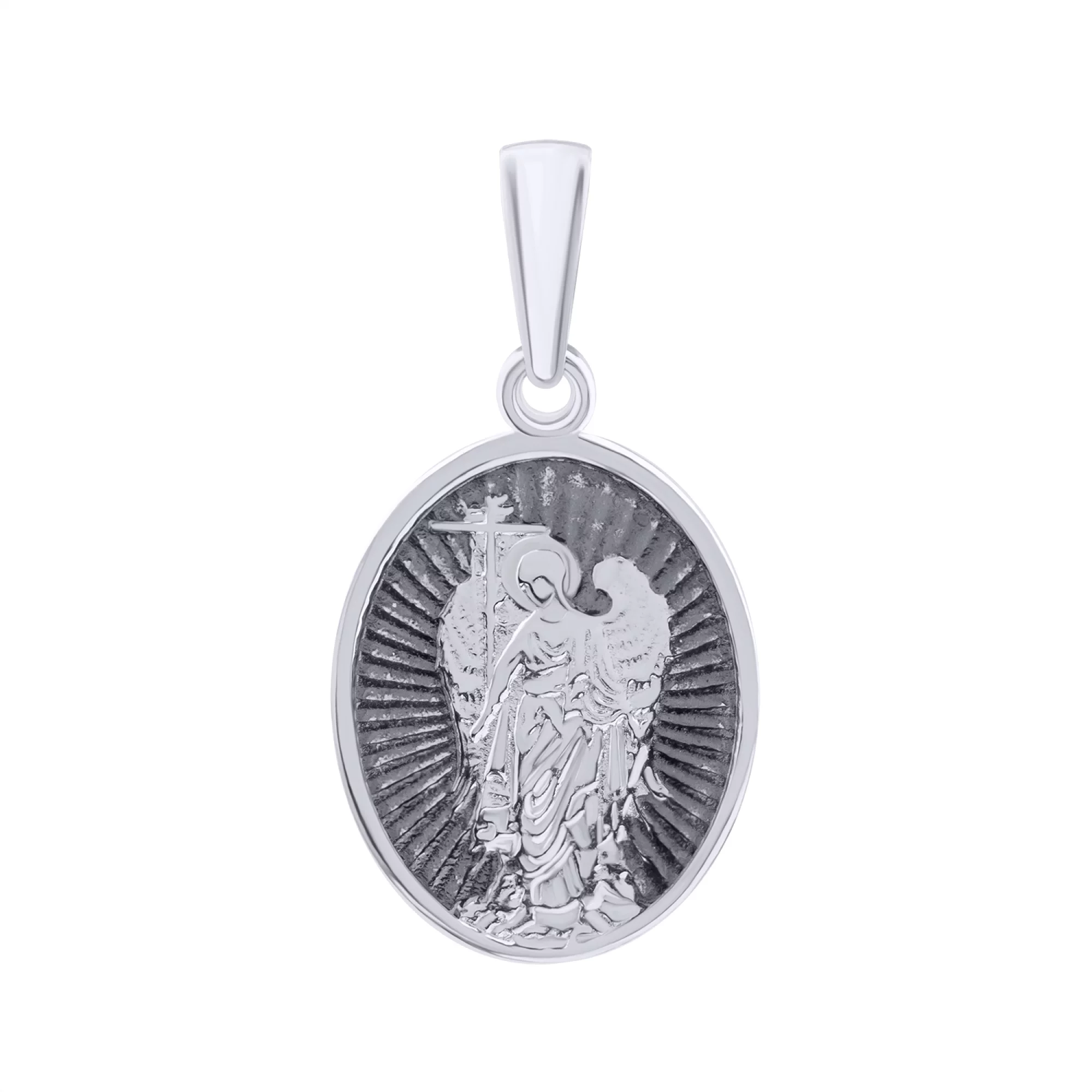 Серебряная ладанка Ангел Хранитель - 770747 – изображение 2