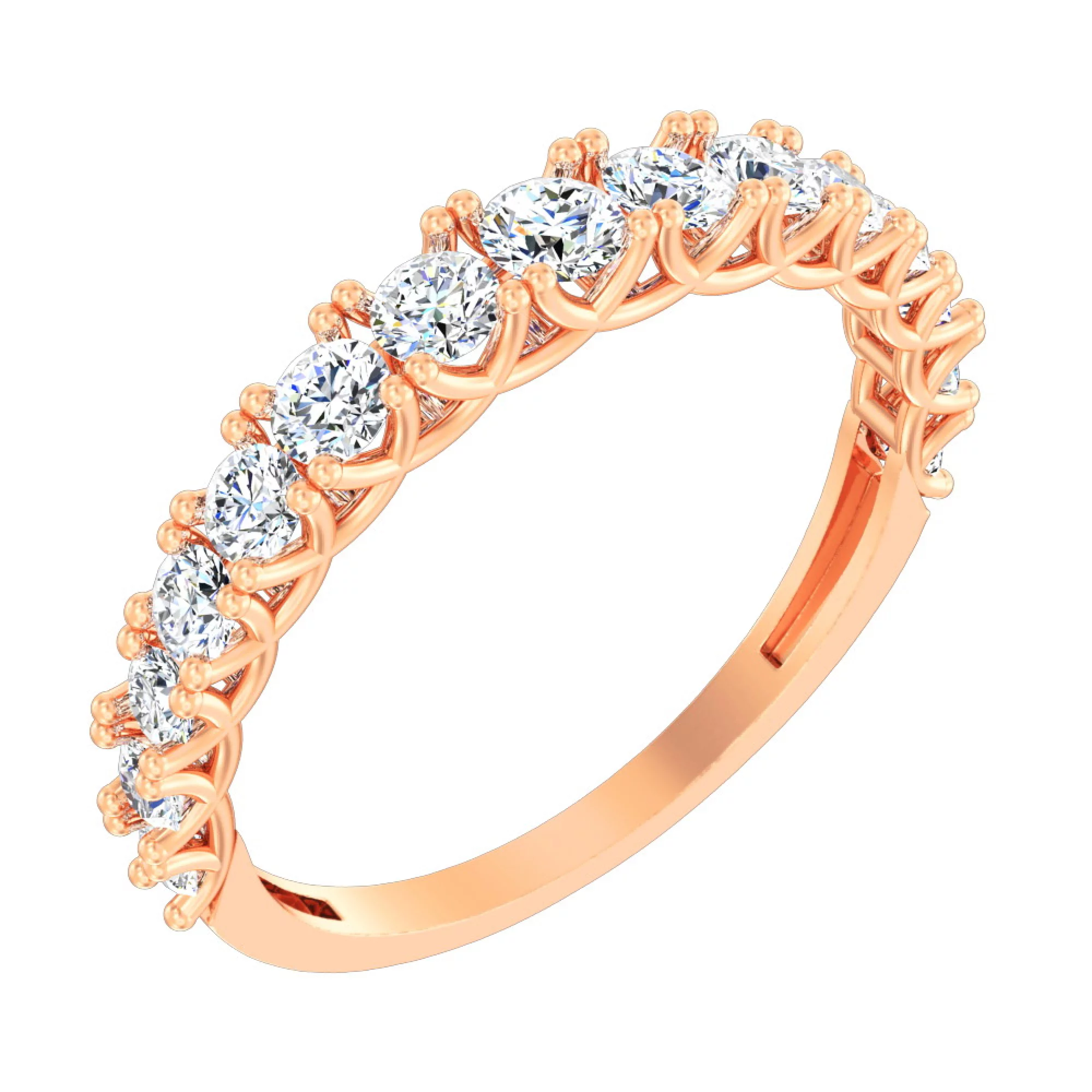 Золотое кольцо с фианитом - 1391850 – изображение 1