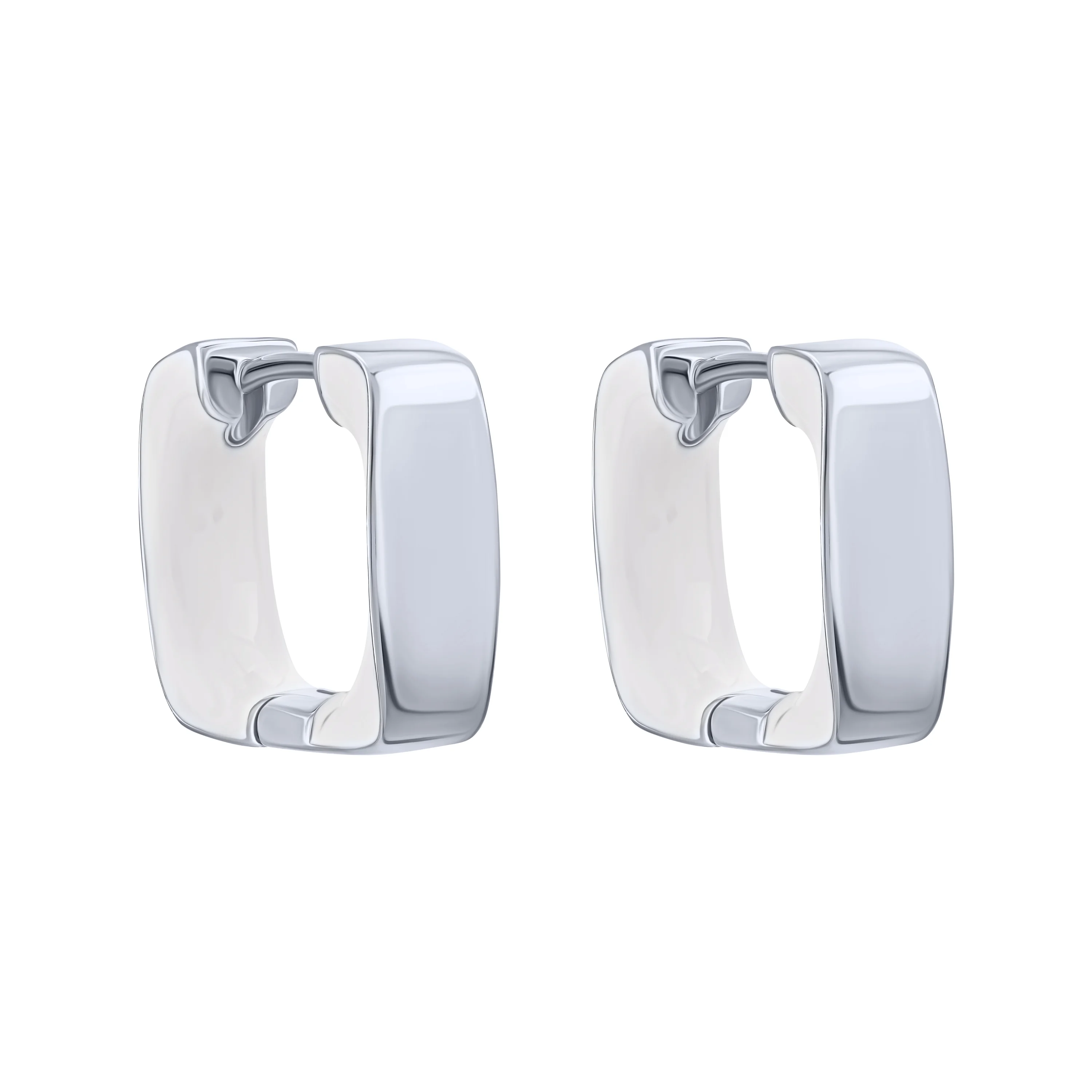 Серебряные серьги без камней