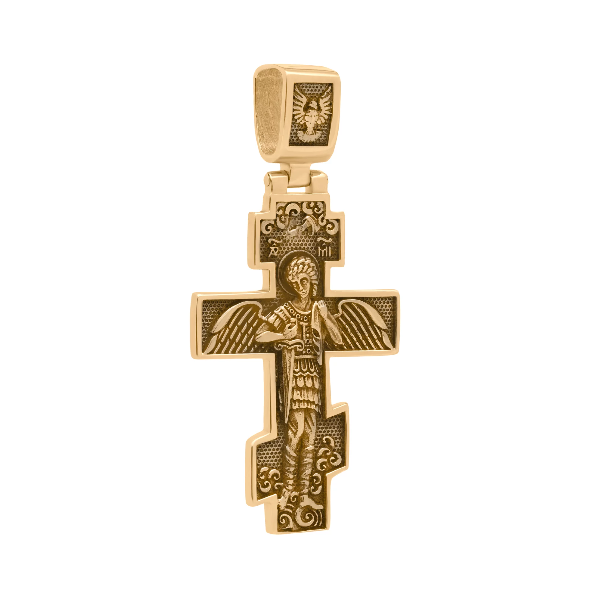 Крестик из красного золота - 1751045 – изображение 1